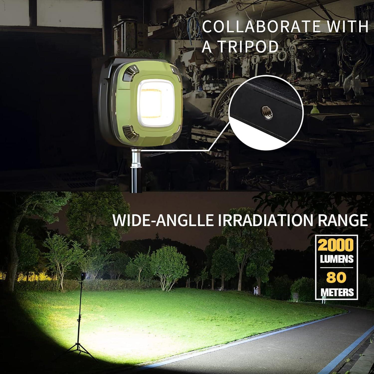 Luz de Trabajo LED Recargable StoneBrook 2000LM 10000mAh