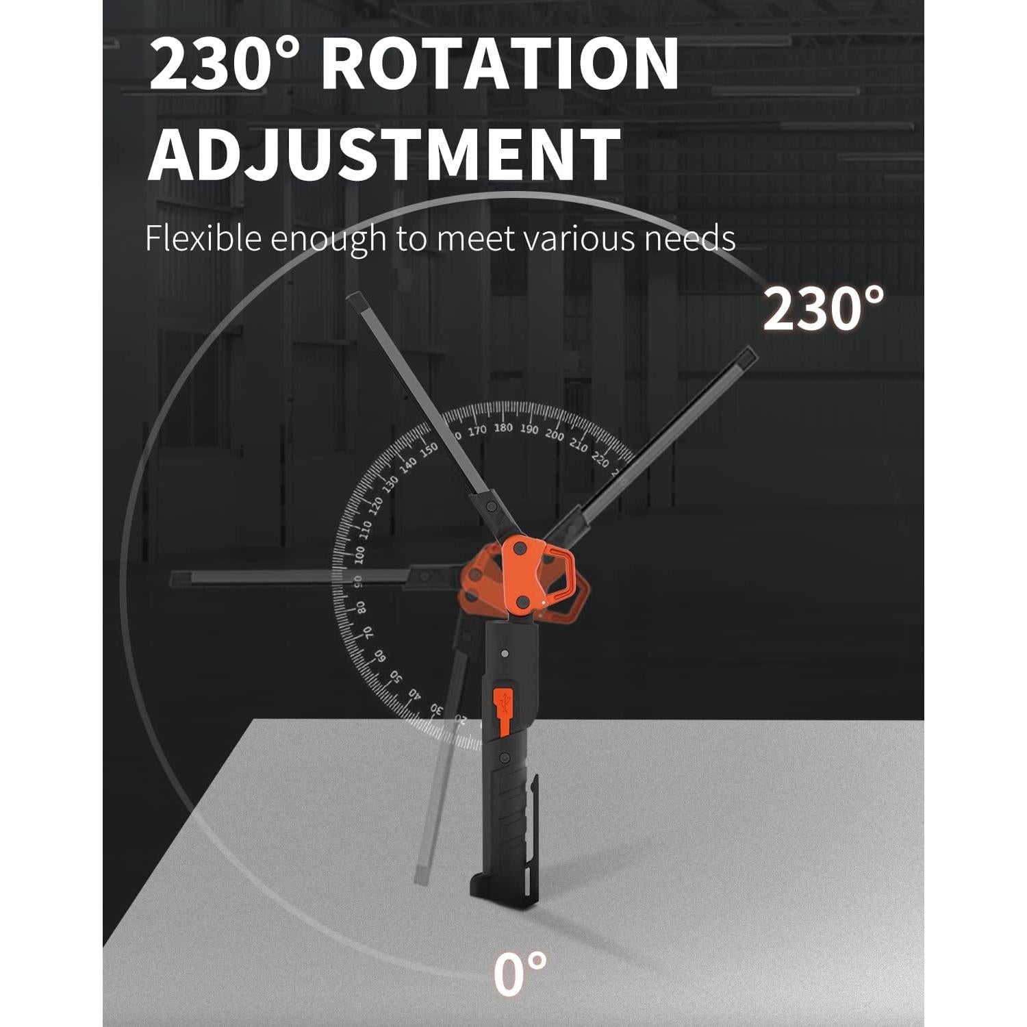 Luz de Trabajo LED Anylight 400LM Recargable Magnética