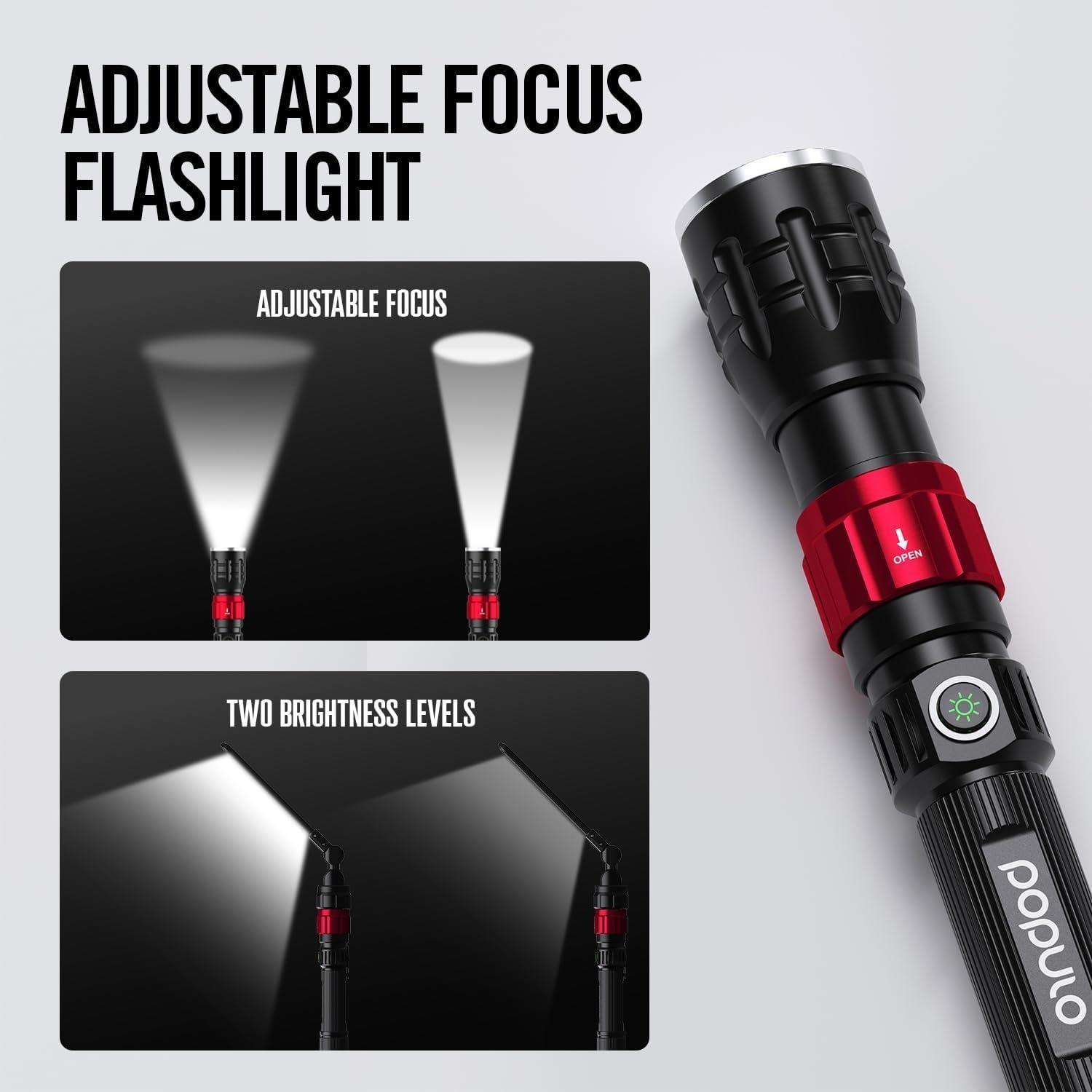 Linterna LED 3 en 1 POPULO PMLK-3 recargable 400 lúmenes