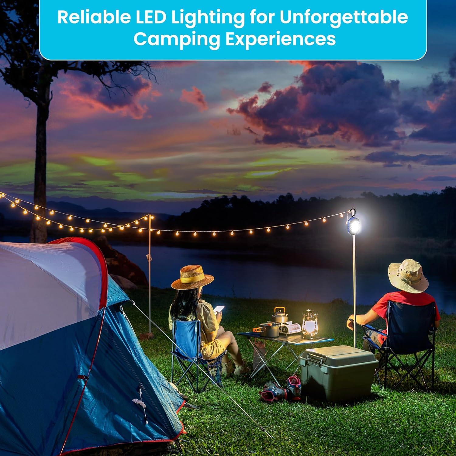 Paquete de 3 Luces de Trabajo LED AlltroLite Portátiles