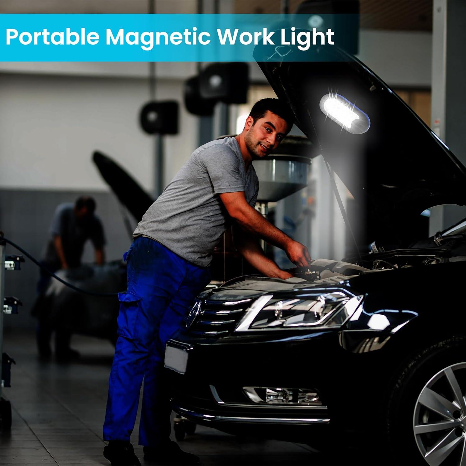 Paquete de 3 Luces de Trabajo LED AlltroLite Portátiles