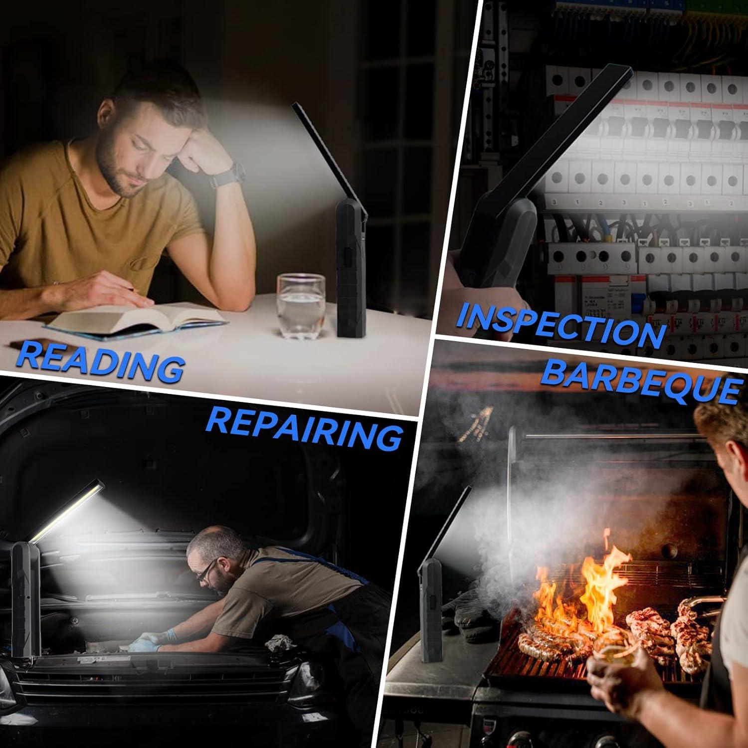 Linterna LED Recargable Durapower Plegable 800 Lúmenes