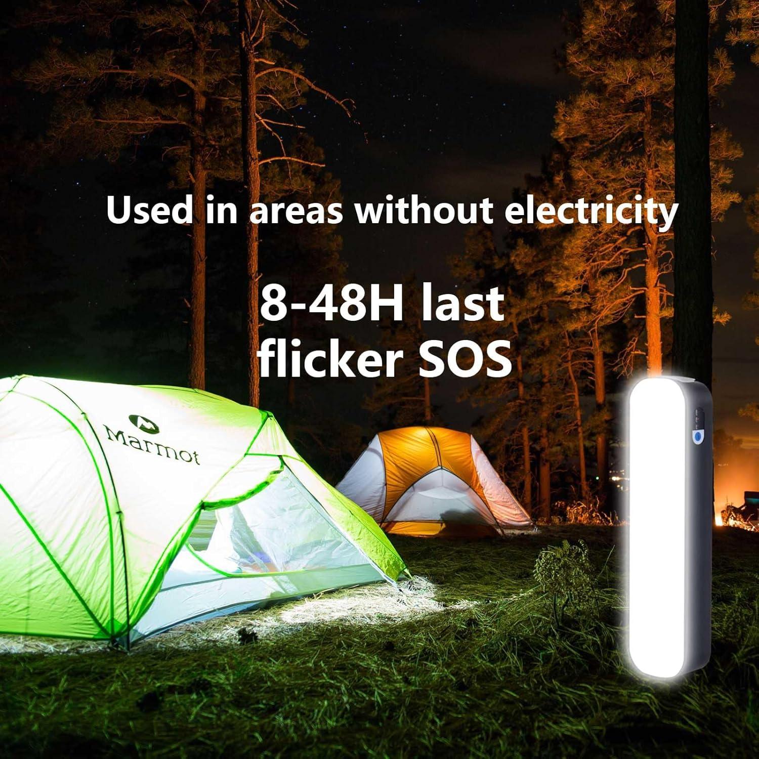 Barra de Luz LED Recargable Solar SIOLAXEN 5500mAh 6500K