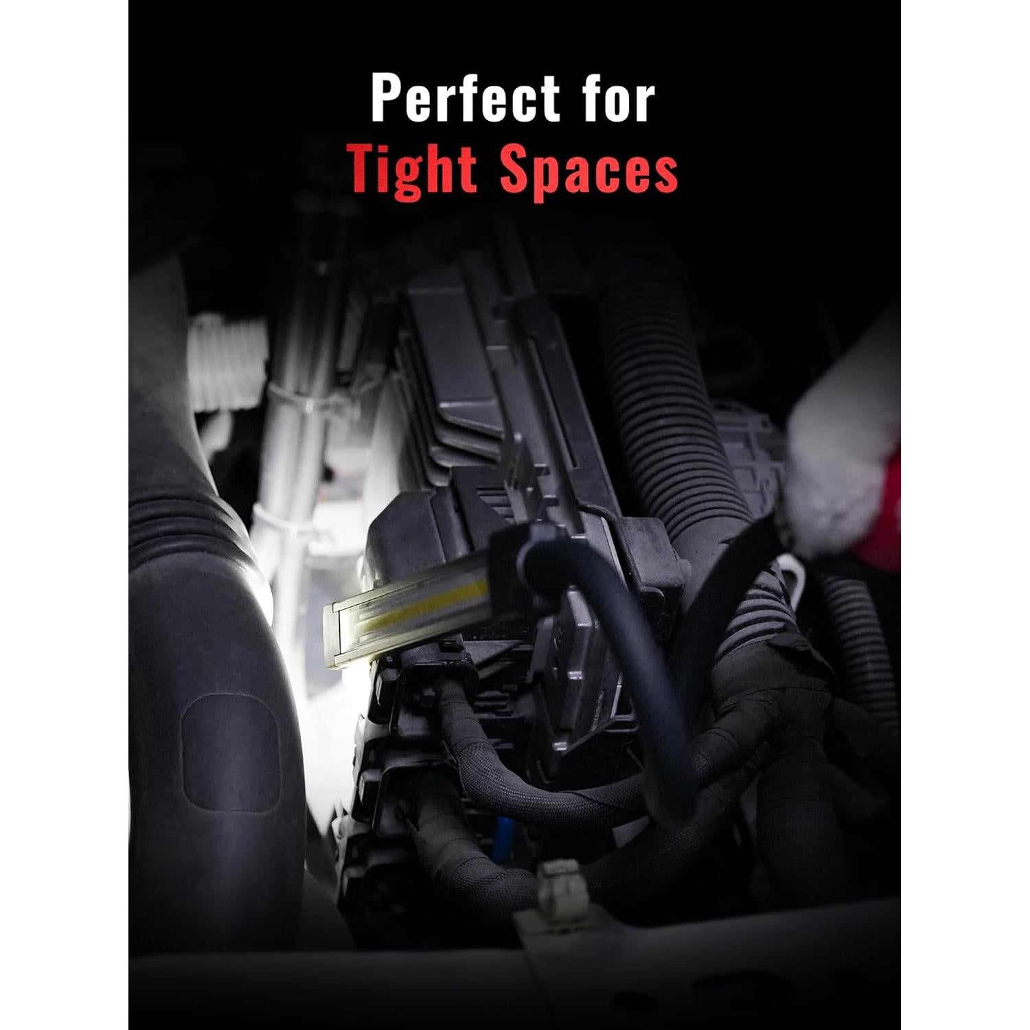 Luz de Trabajo LED Recargable SNUFF 800LM Magnética Cuello Ganso