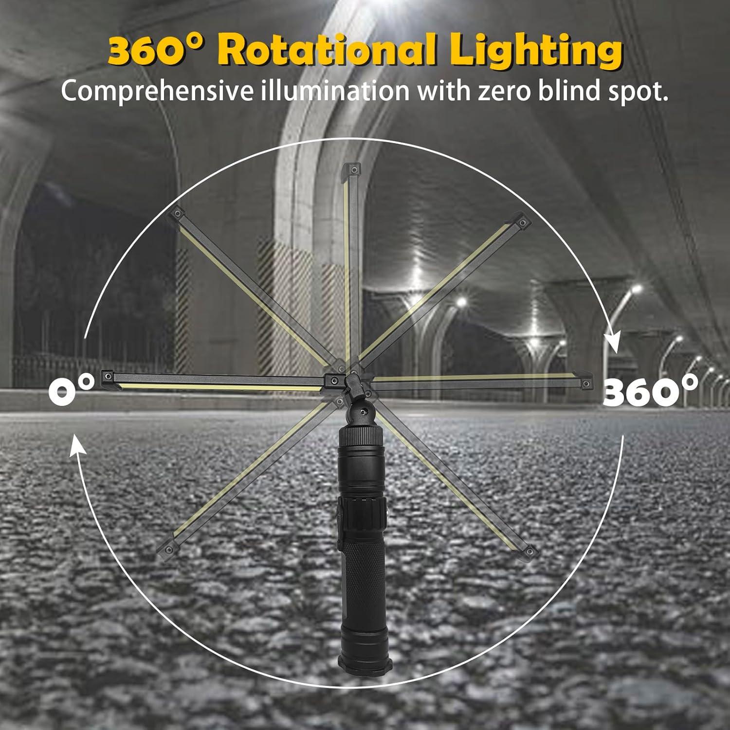 Luz de trabajo LED recargable TOMATOCAT FANMAO001 5 modos