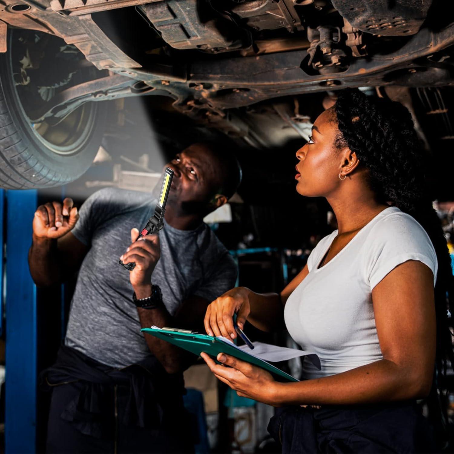 Luz de Trabajo LED Recargable UNUSROOM 3PCS 1200 Lúmenes