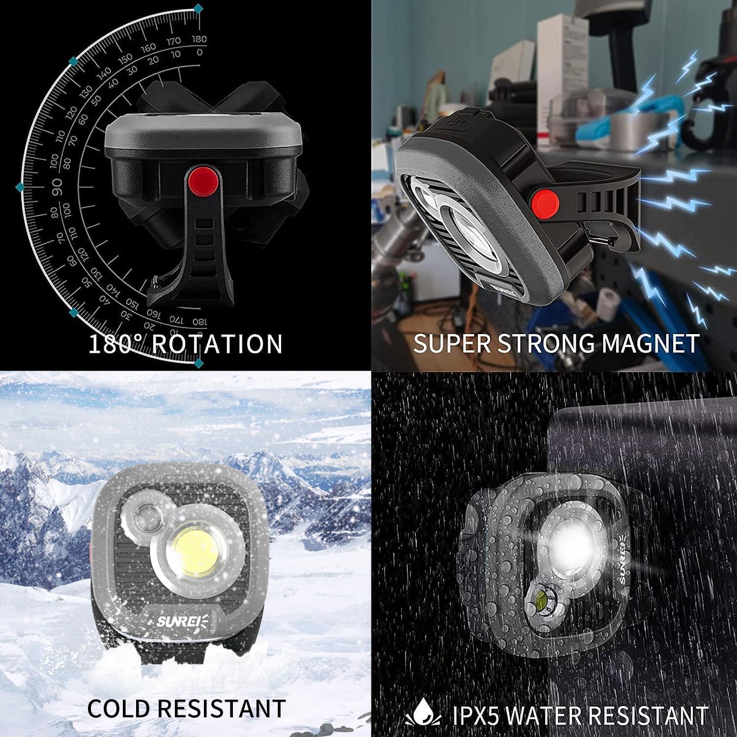 Luz de Trabajo Magnética Recargable SUNREI C1600 1500LM IPX5