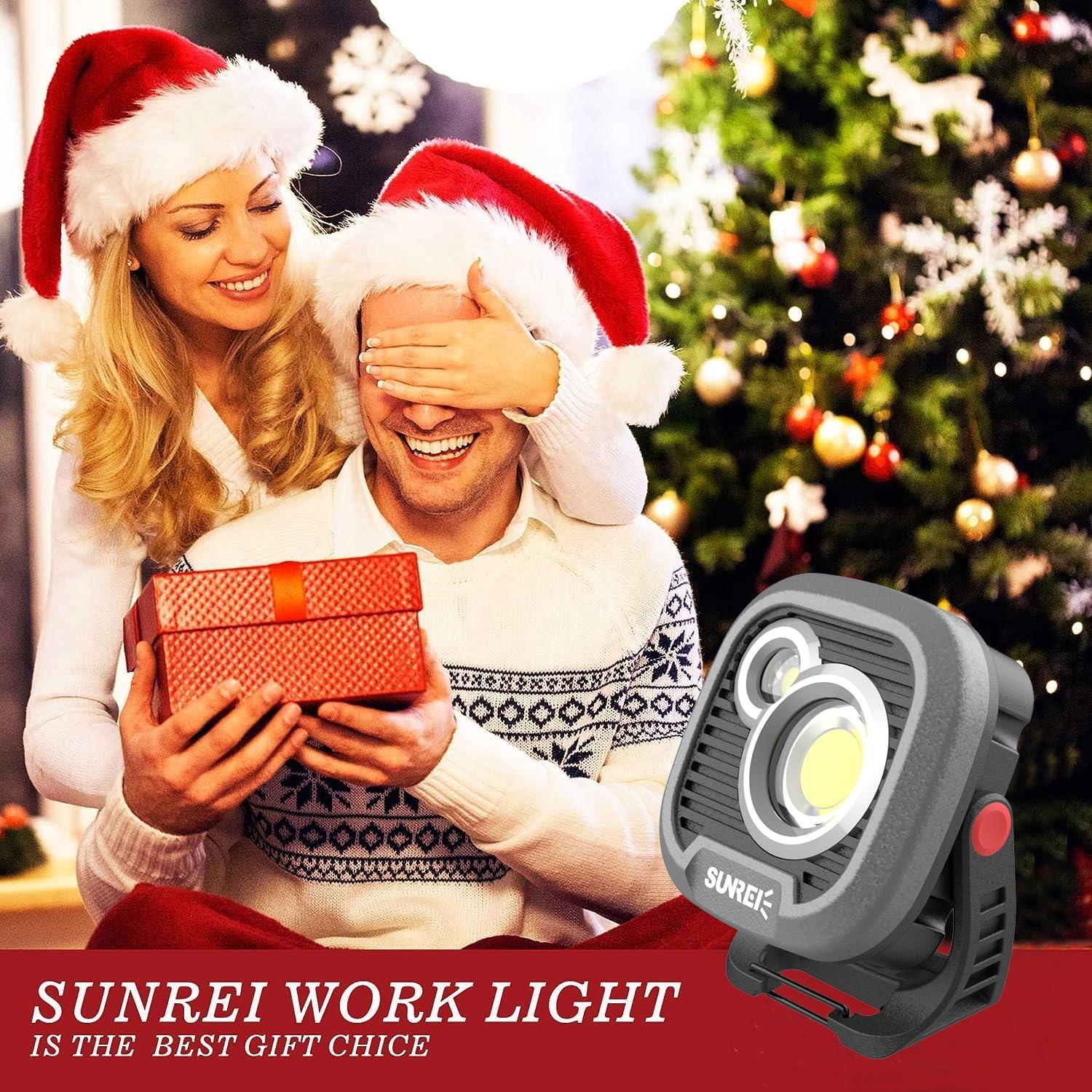 Luz de Trabajo Magnética Recargable SUNREI C1600 1500LM IPX5