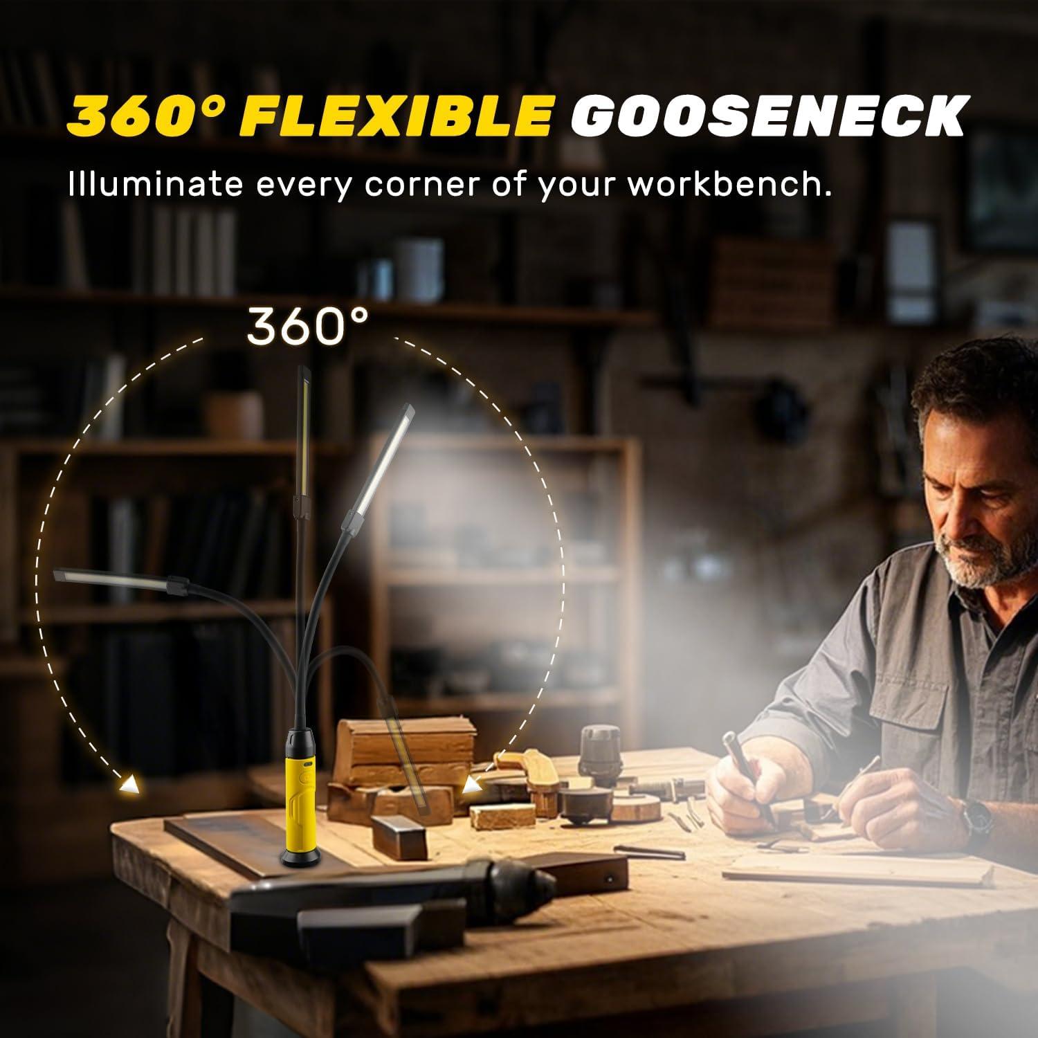 Luz de Trabajo LED Recargable Napatyre S-308 1000 Lúmenes