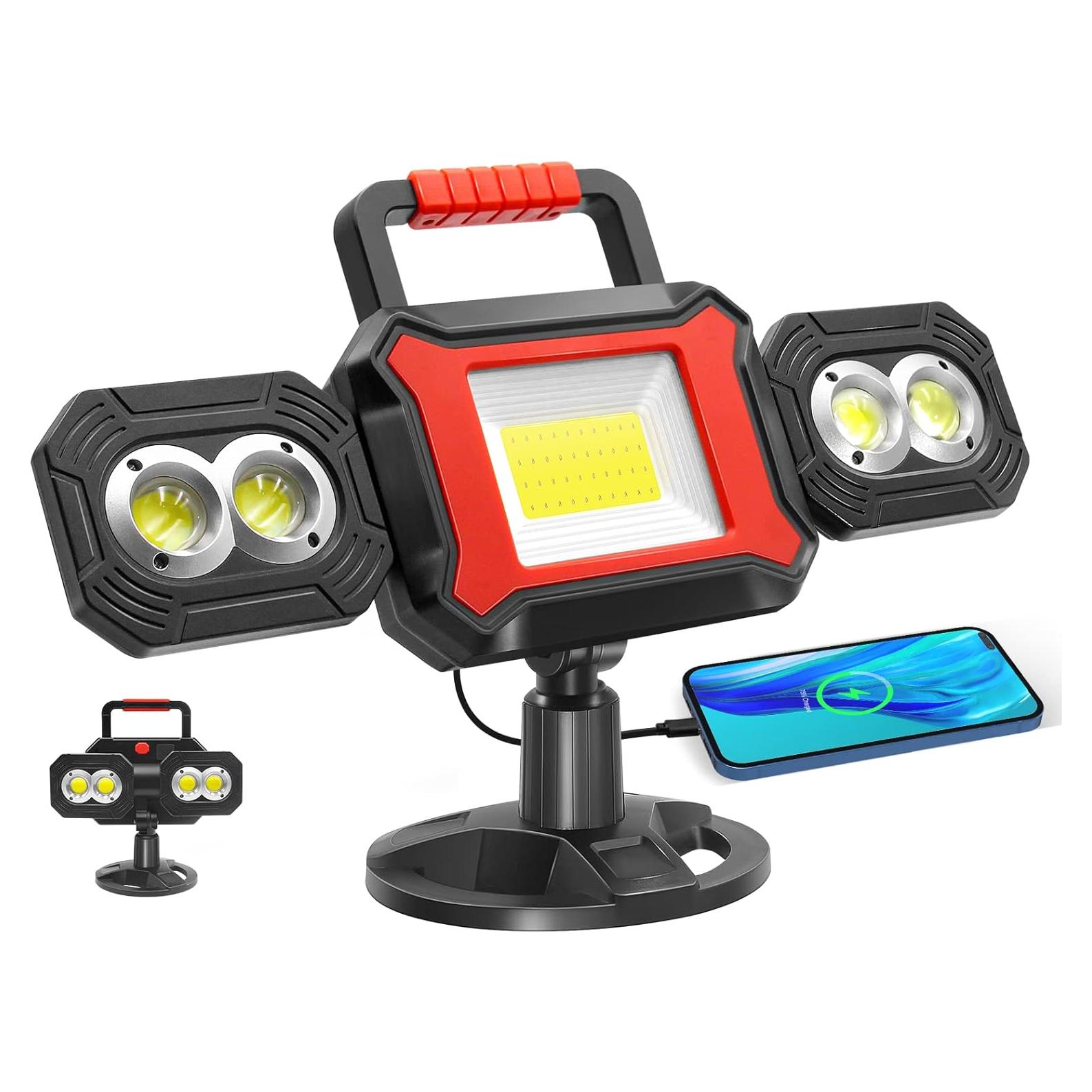 Luz de Trabajo LED Recargable SYLSTAR 25W 2700LM Impermeable