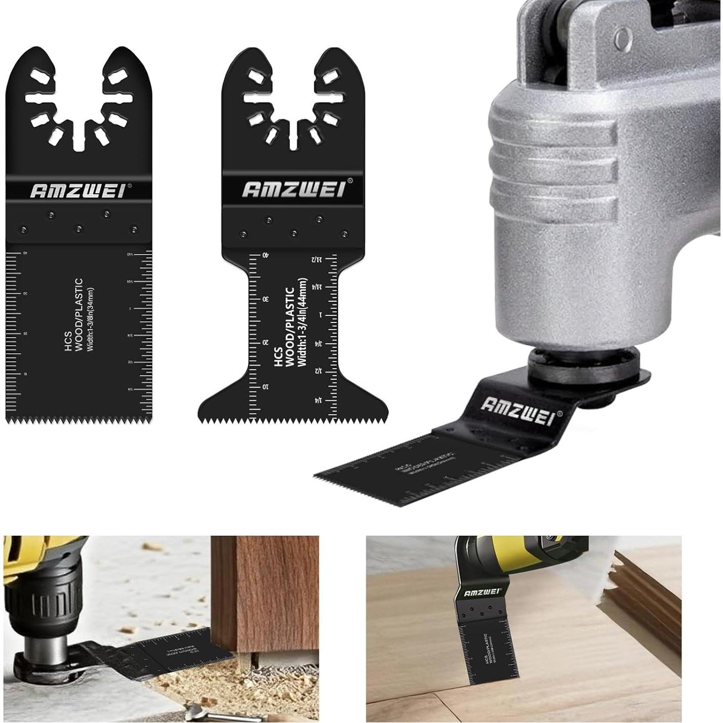 Juego de 22 Hojas de Sierra Oscilante AMZWEI para Bricolaje