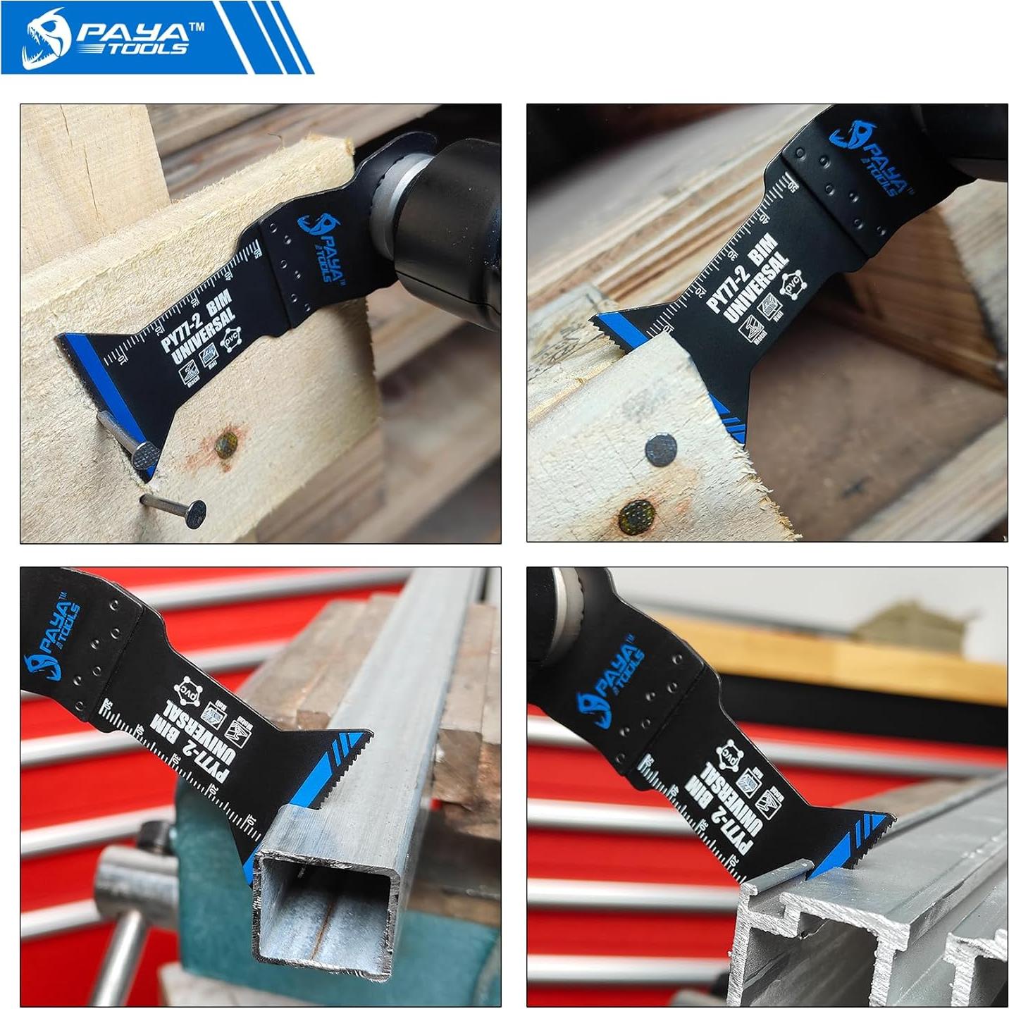 Hoja de sierra oscilante bi-metal Payara 3 unidades 44mm