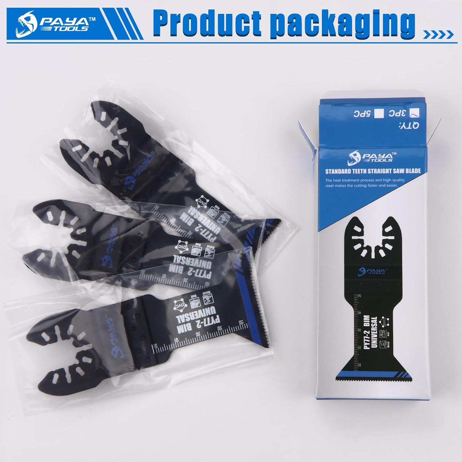 Hoja de sierra oscilante bi-metal Payara 3 unidades 44mm