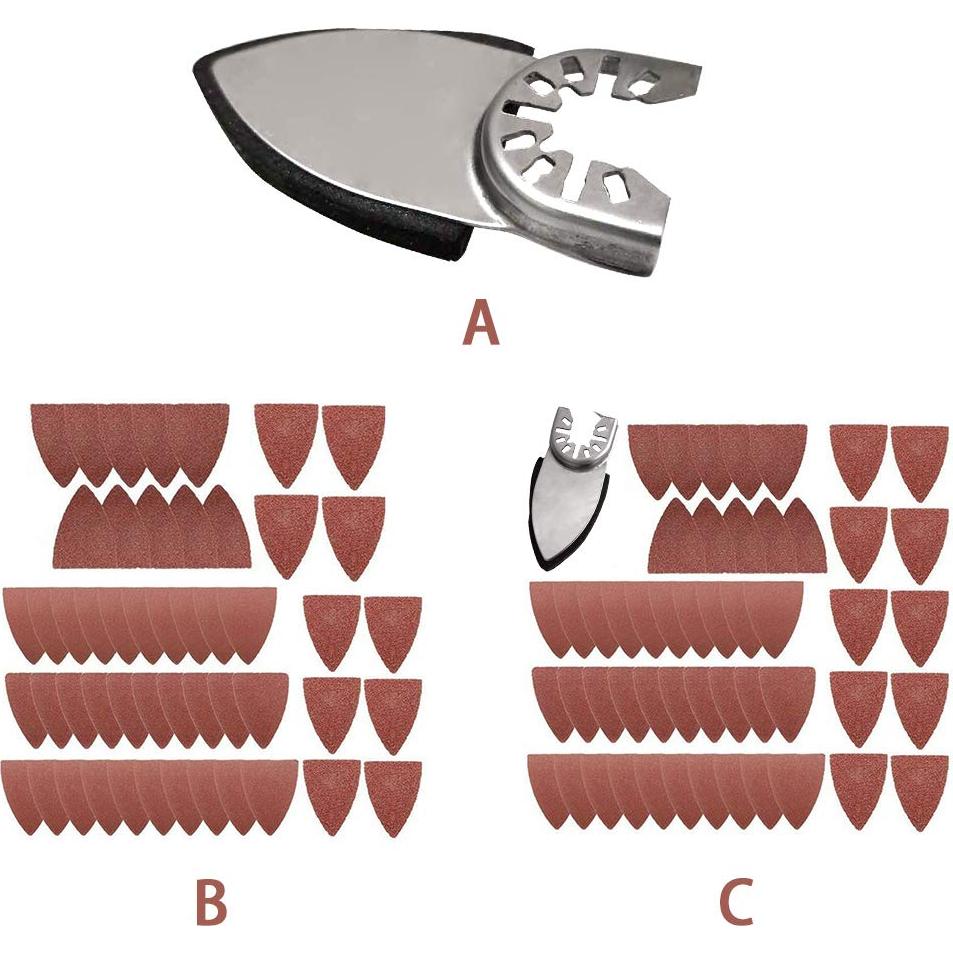 Kit de Discos de Lijado para Dedos KOET 5 Granos 60-240