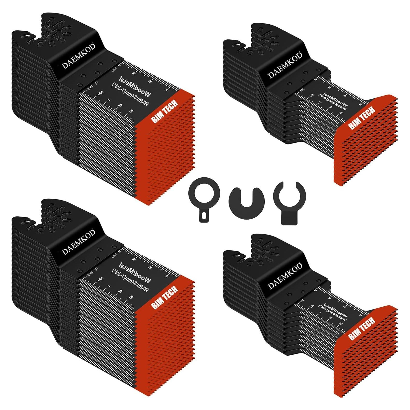 55 Cuchillas de Sierra Bi-Metal DAEMKOD 34MM y 44MM