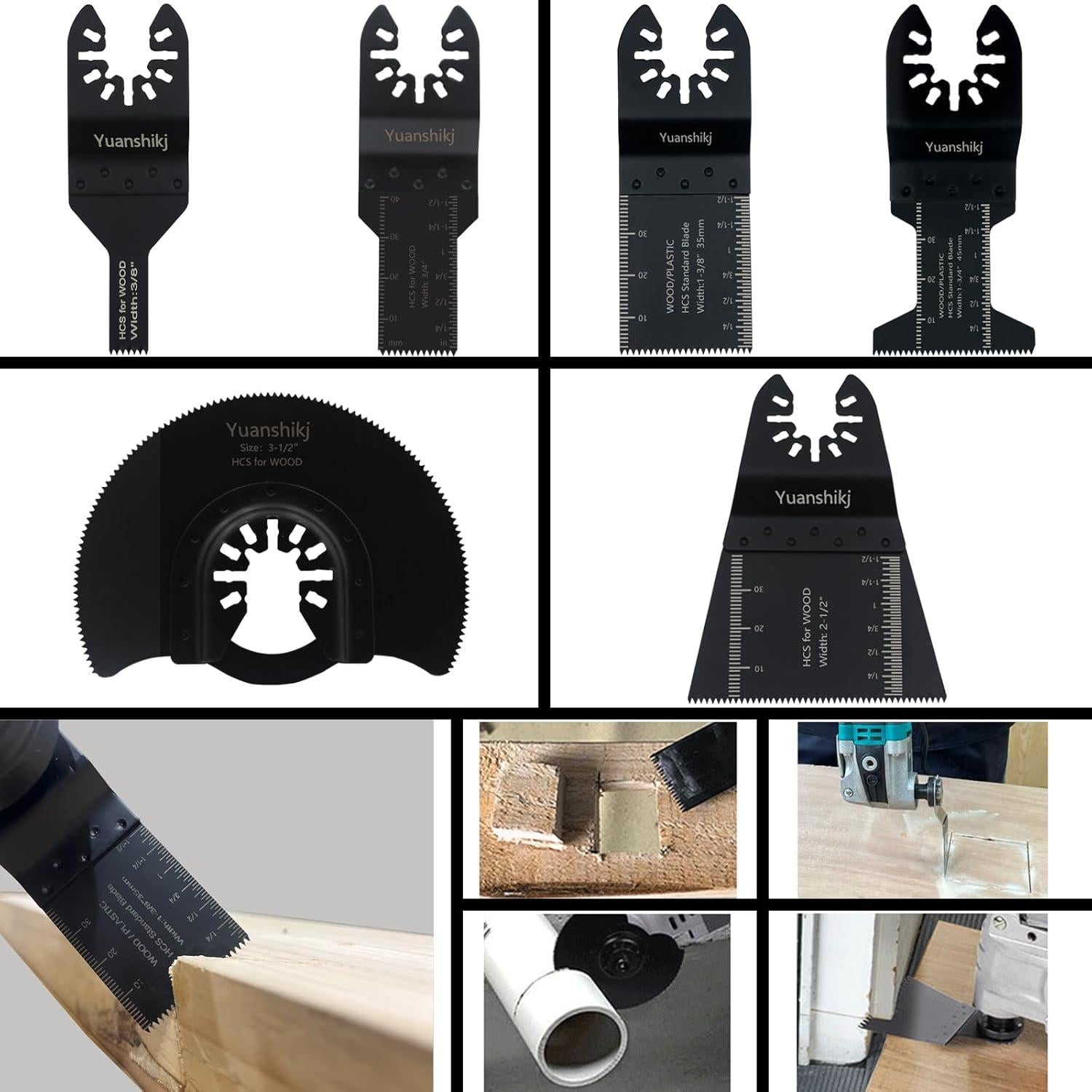 30 Cuchillas de Sierra Universales Yuanshikj para Metal y Madera