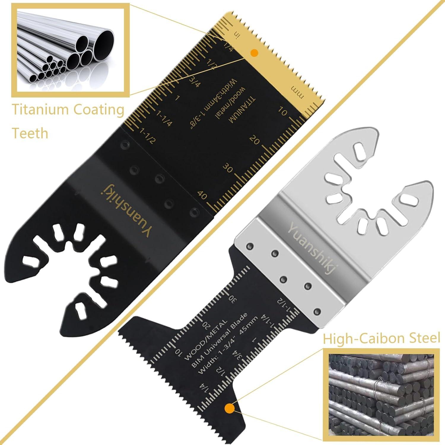 30 Cuchillas de Sierra Universales Yuanshikj para Metal y Madera