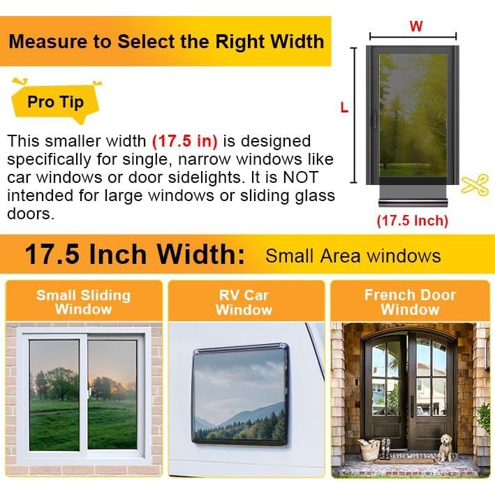 Película de Privacidad Savvy Choice 44.5x199.4cm Anti-reflejo