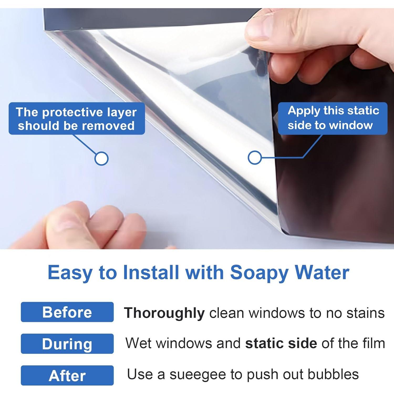 Película de Privacidad Savvy Choice 44.5x199.4cm Anti-reflejo