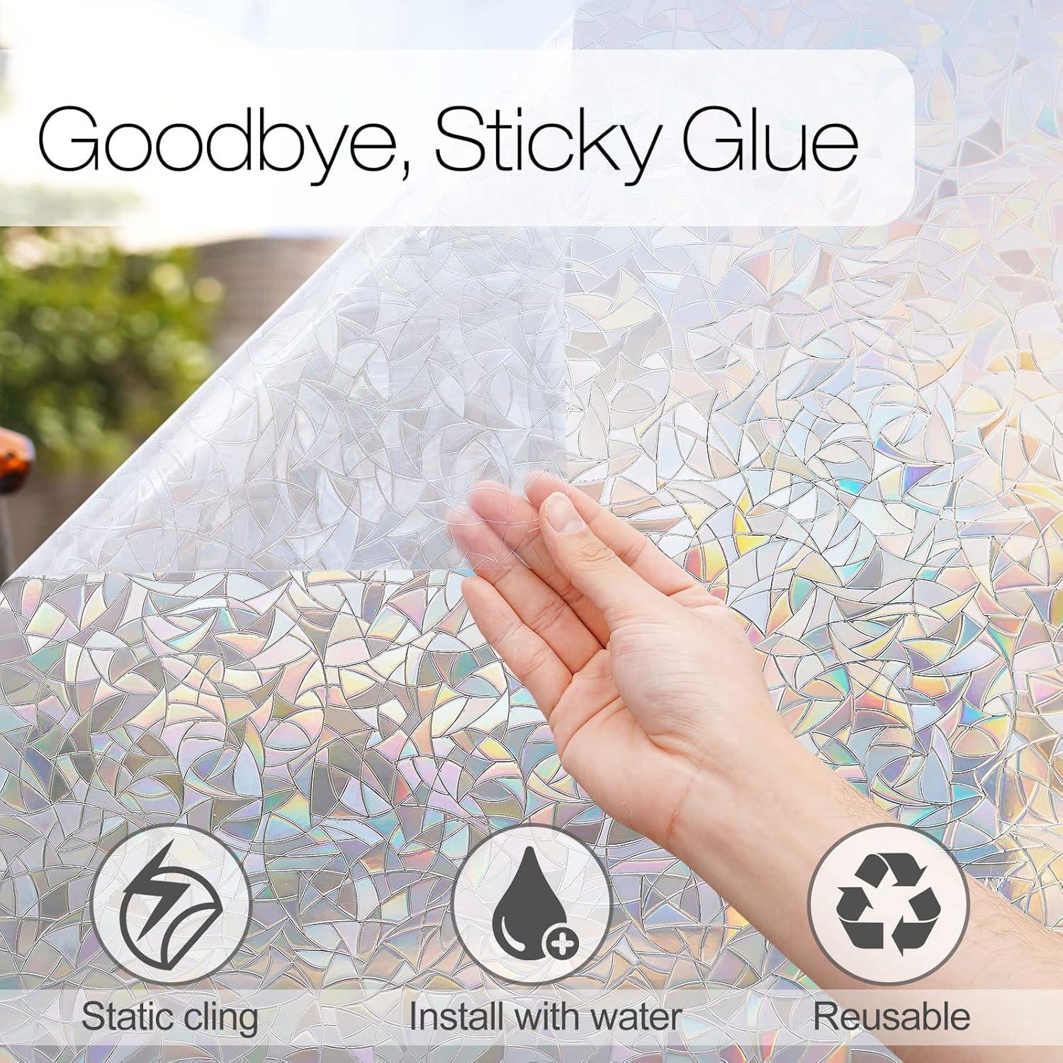 Película de Privacidad para Ventanas rabbitgoo 44.5x200 cm