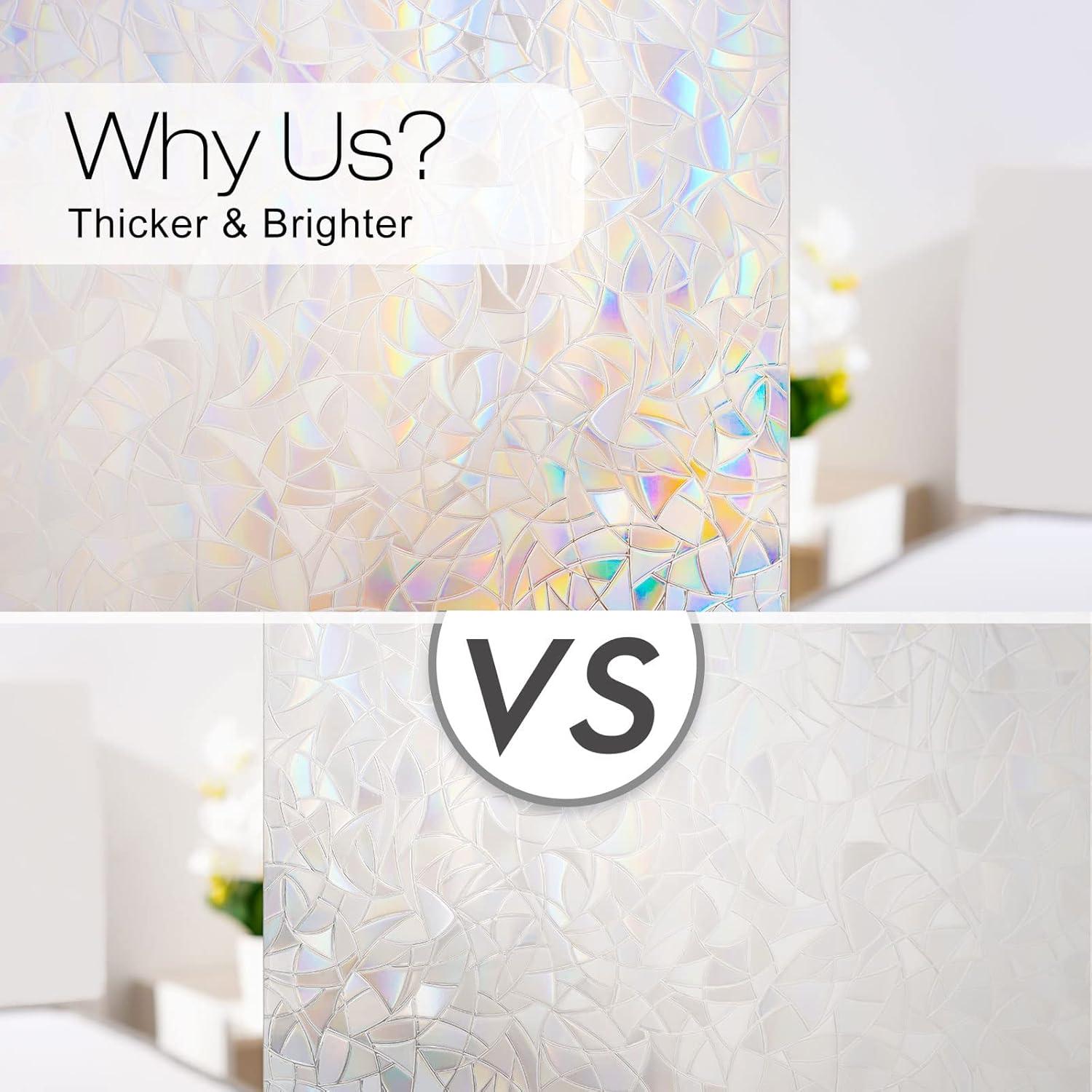 Película de Privacidad para Ventanas rabbitgoo 44.5x200 cm