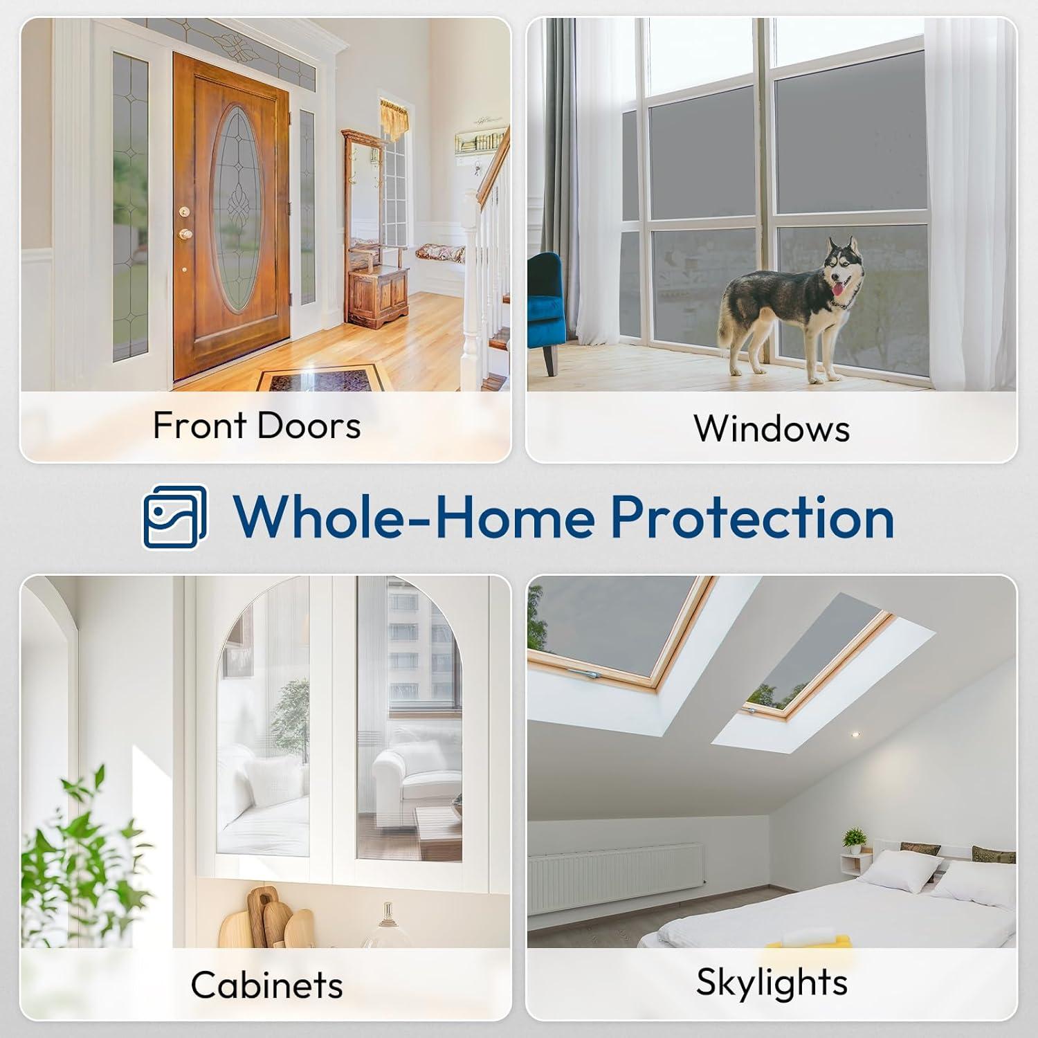 Película de Privacidad para Ventanas rabbitgoo 44.5x199.8cm