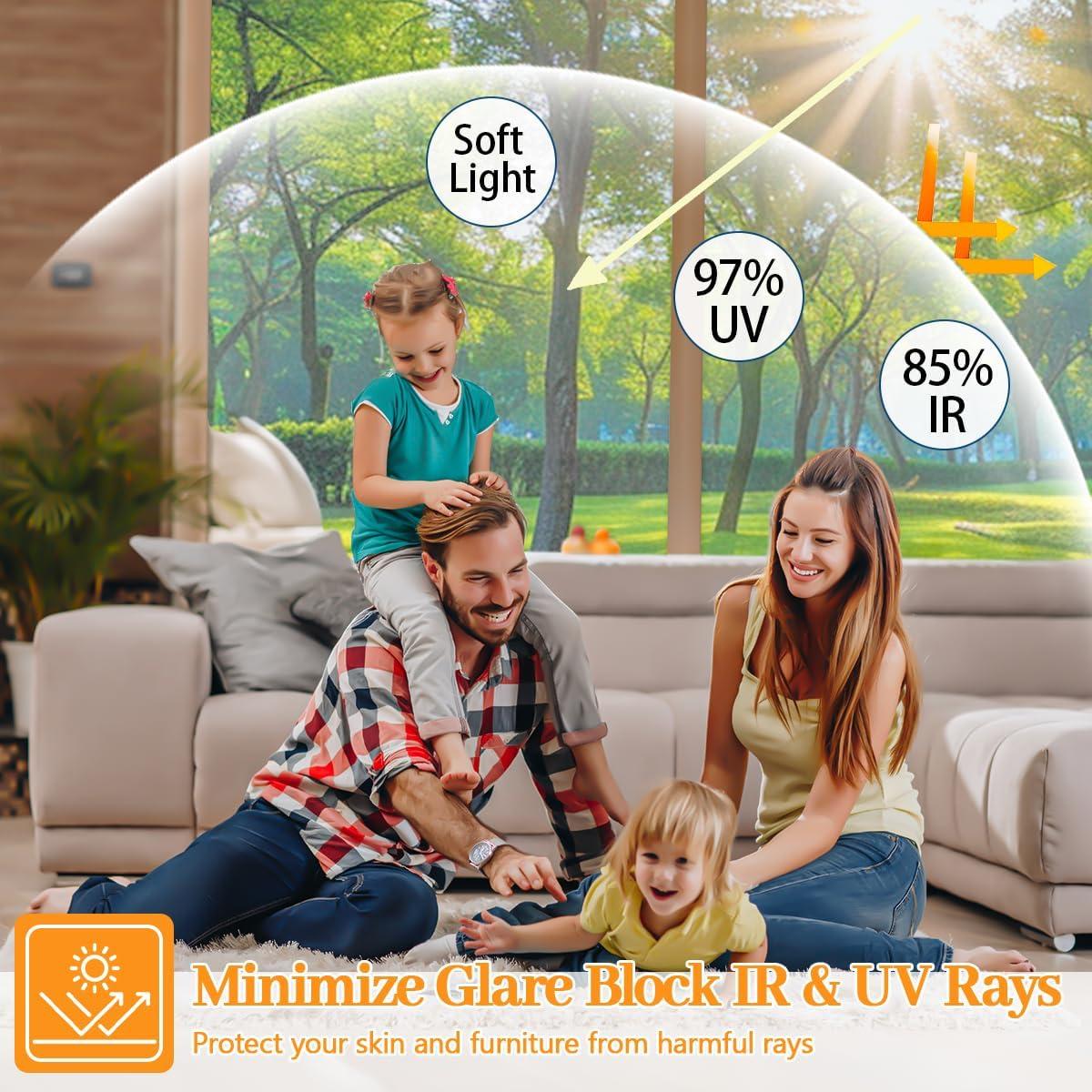 Película de Ventana Unidireccional FreeNook 44.5x200cm Plata