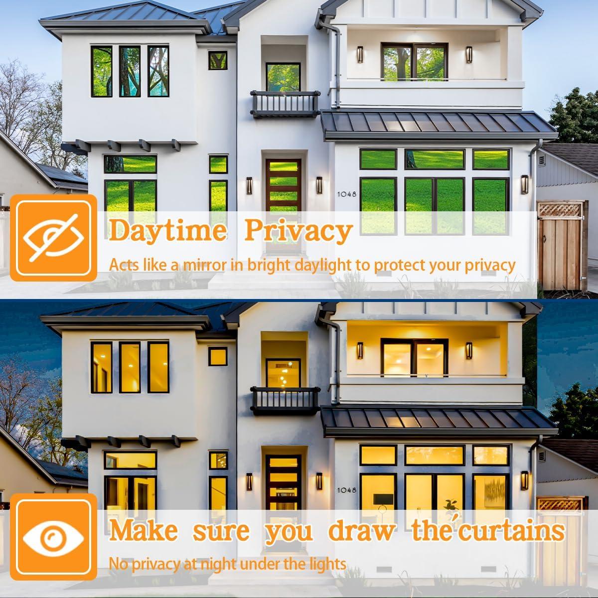 Película de Ventana Unidireccional FreeNook 44.5x200cm Plata