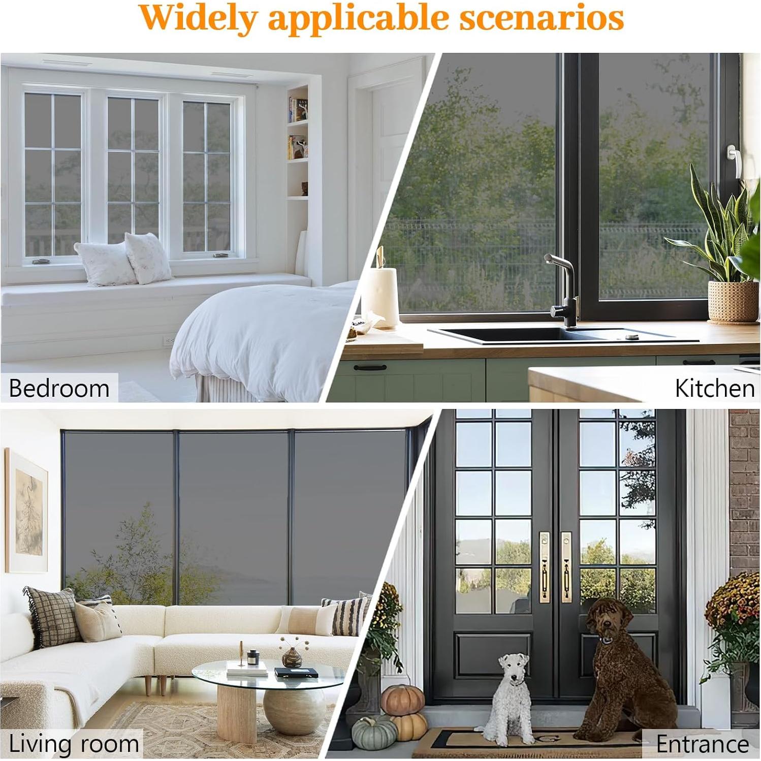 Película de Ventana Unidireccional FreeNook 44.5x200cm Plata