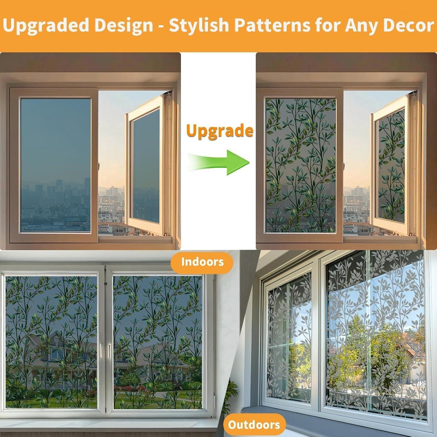 Película de Privacidad para Ventanas COUNTEWOL 44.5x200cm