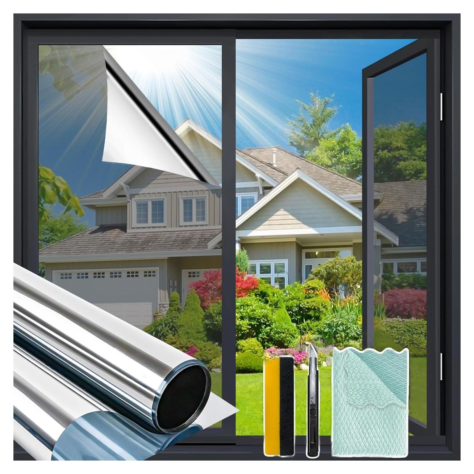 Película de Ventana Privada Bloss 44.5x199.4cm Plata UV