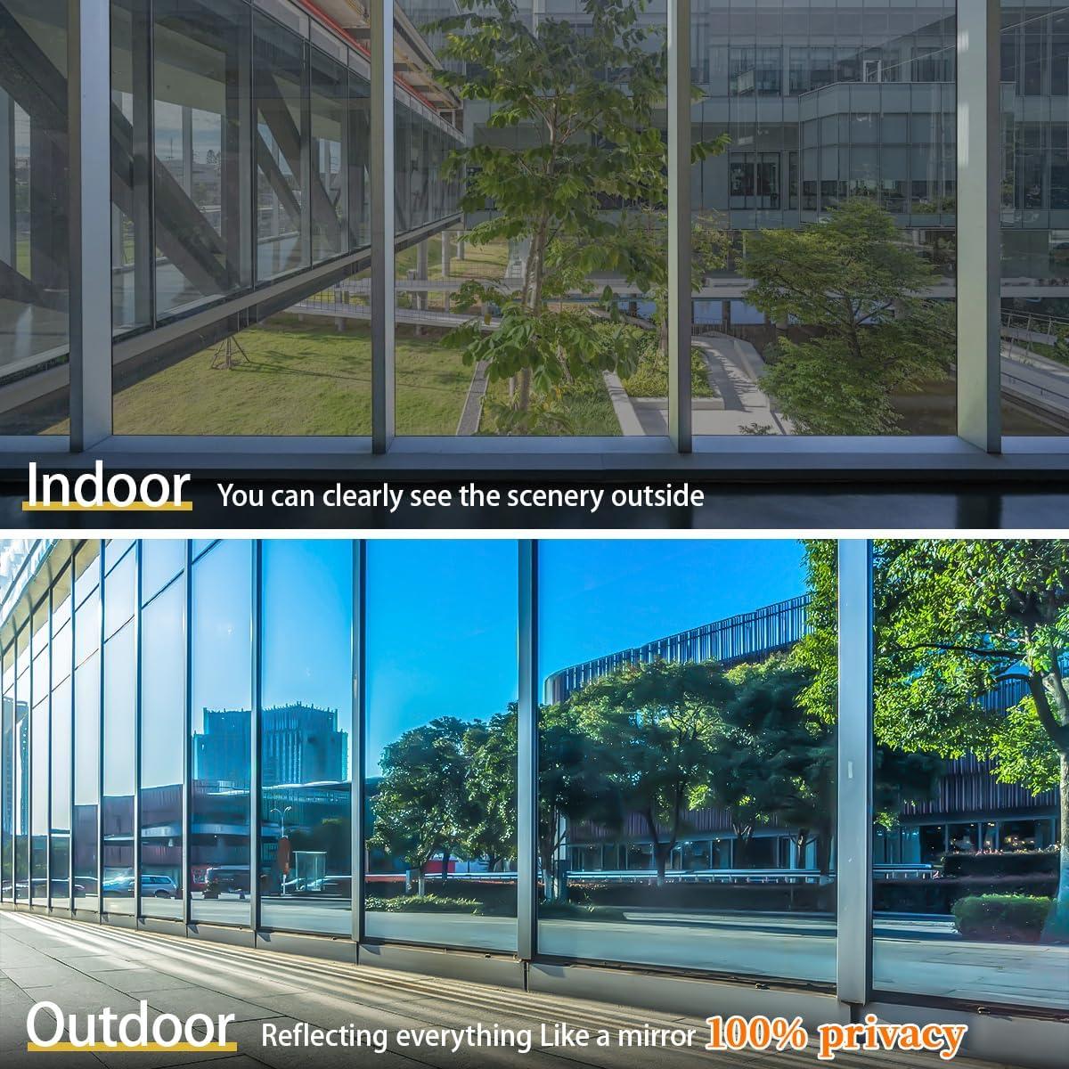 Película de Ventana Privada Bloss 44.5x199.4cm Plata UV