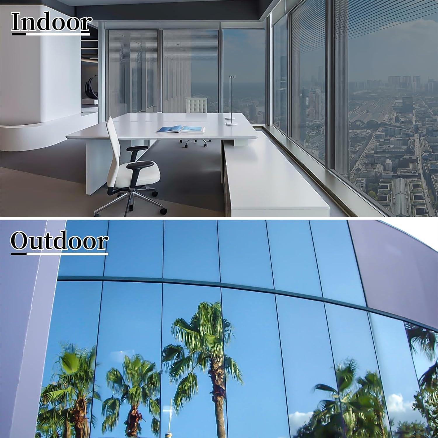 Película de Ventana Privada Bloss 44.5x199.4cm Plata UV