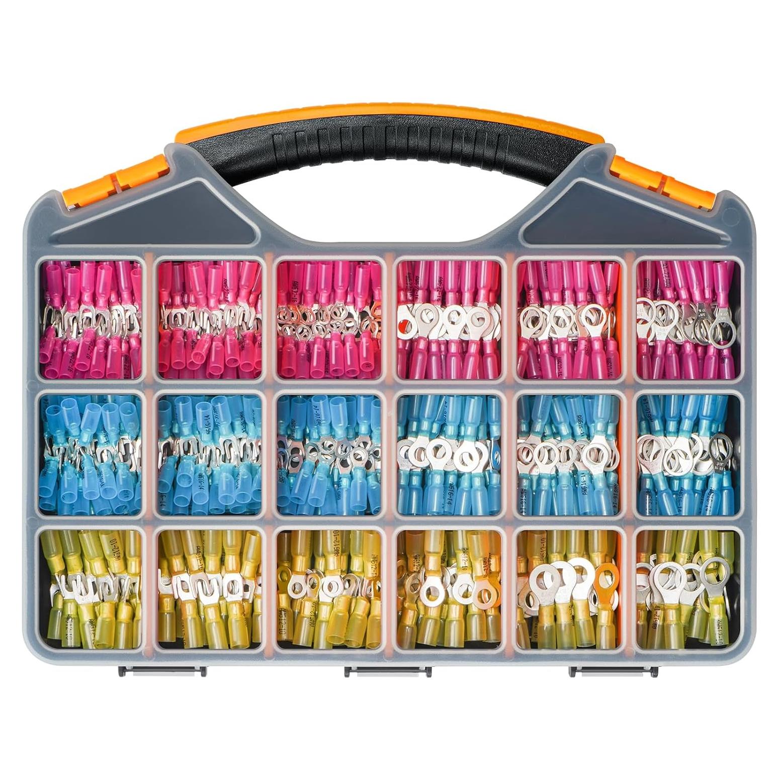 Kit de Conectores Eléctricos 600PCS DTLDZSC AWG 22-10