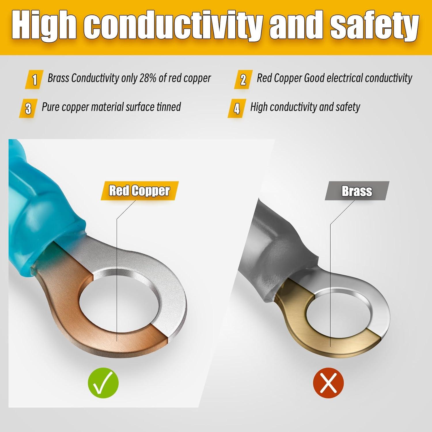 Kit de Conectores Eléctricos 600PCS DTLDZSC AWG 22-10