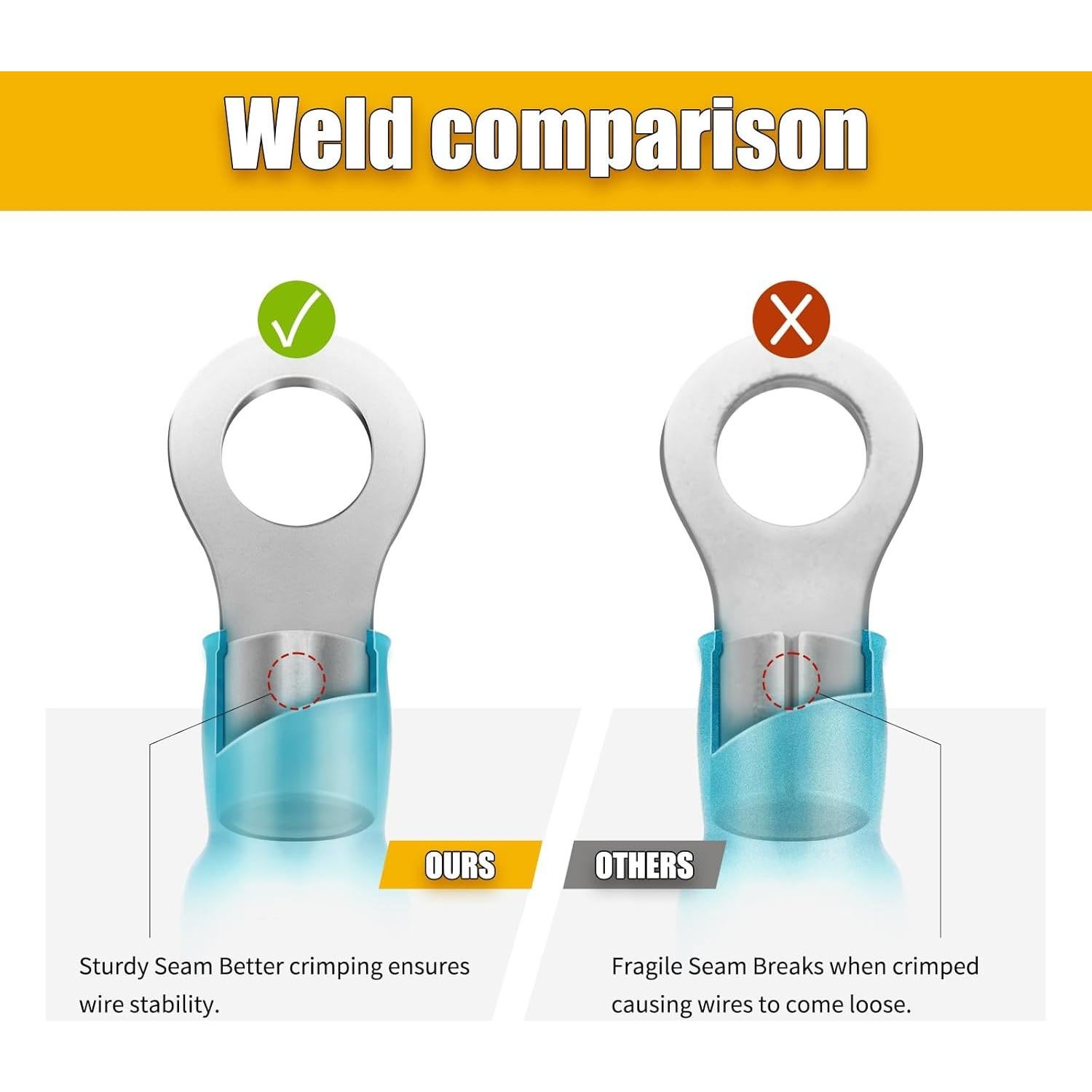 Kit de Conectores Eléctricos 600PCS DTLDZSC AWG 22-10