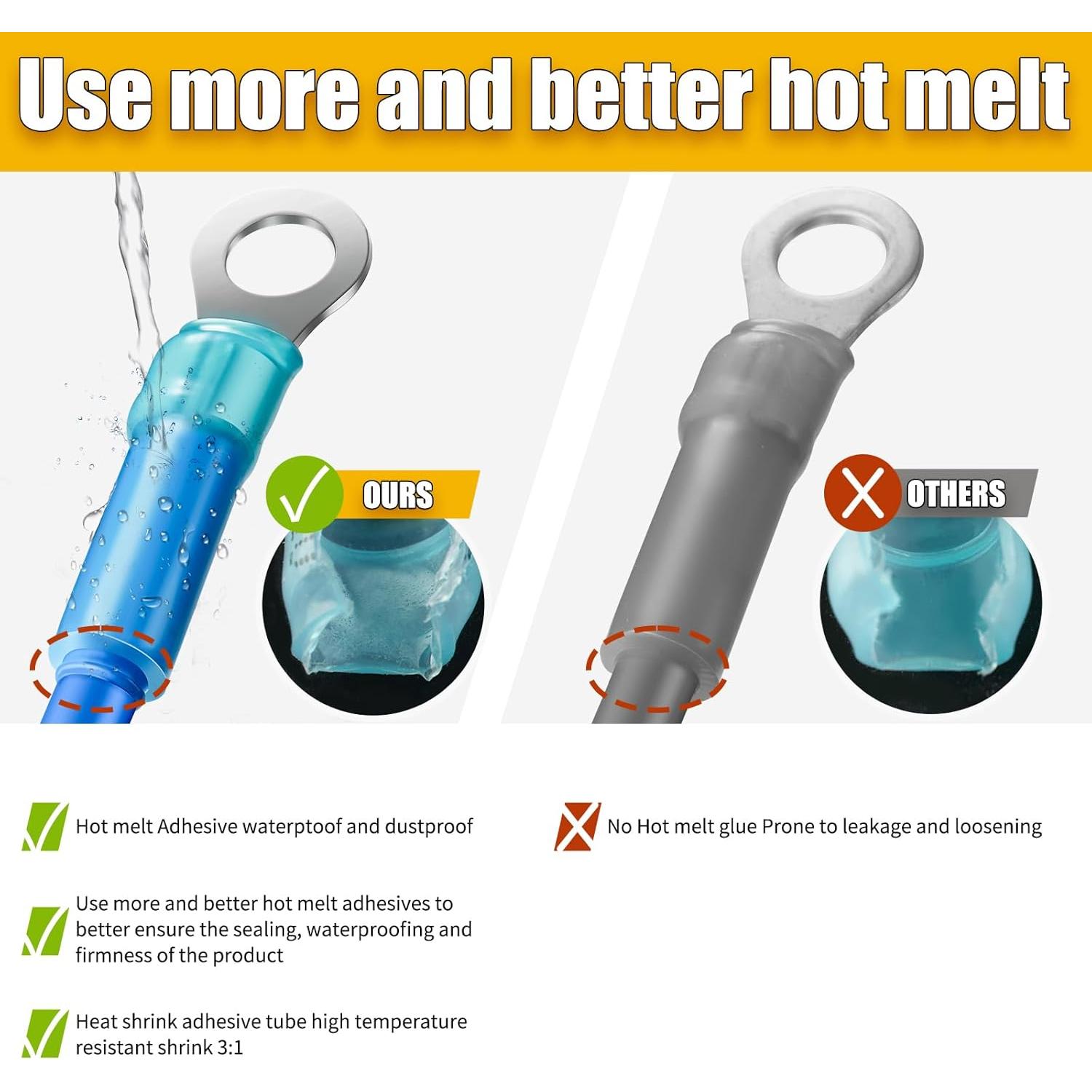 Kit de Conectores Eléctricos 600PCS DTLDZSC AWG 22-10