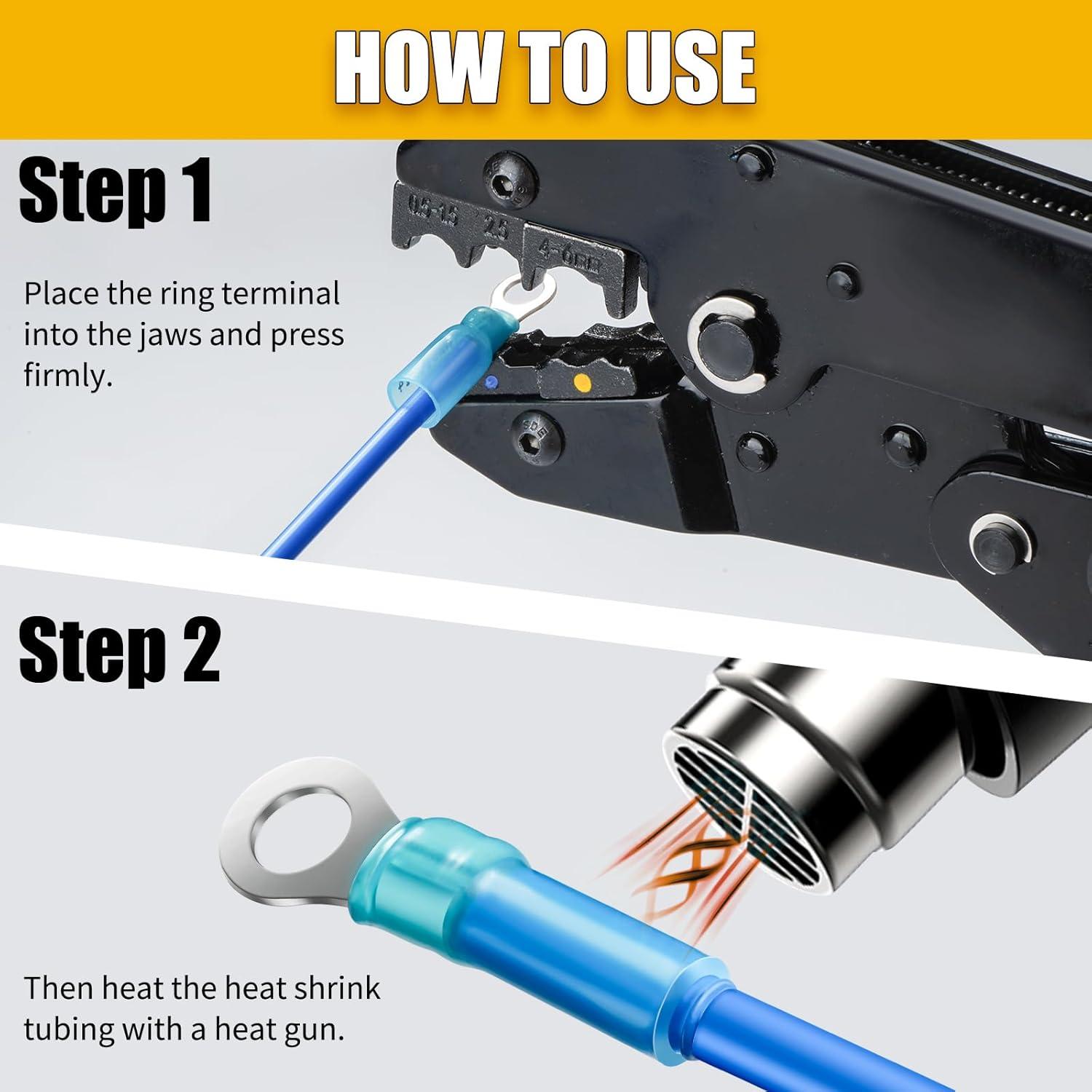 Kit de Conectores Eléctricos 600PCS DTLDZSC AWG 22-10