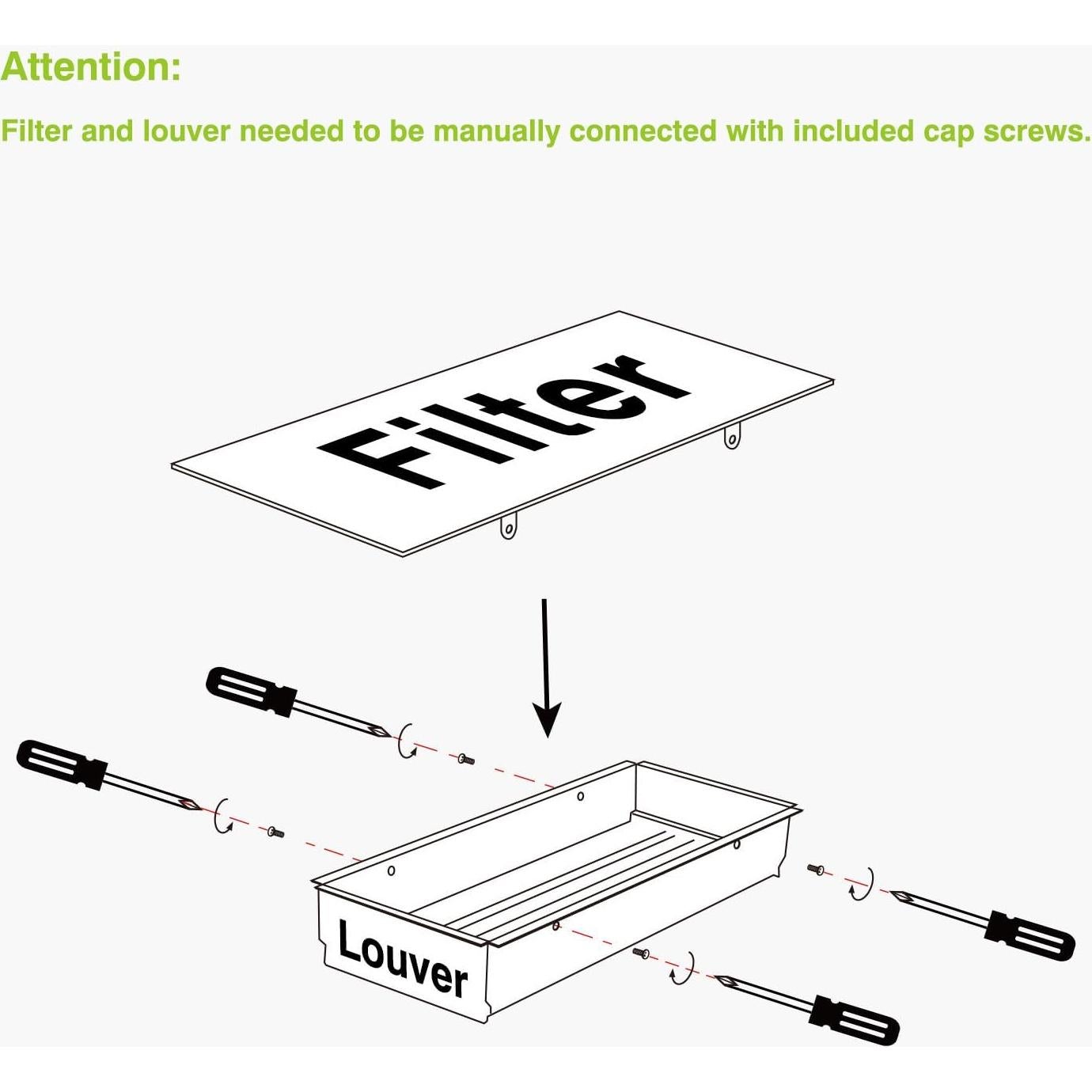 Rejilla de Piso Naiture de Acero Inoxidable 4x10" Estilo Misión