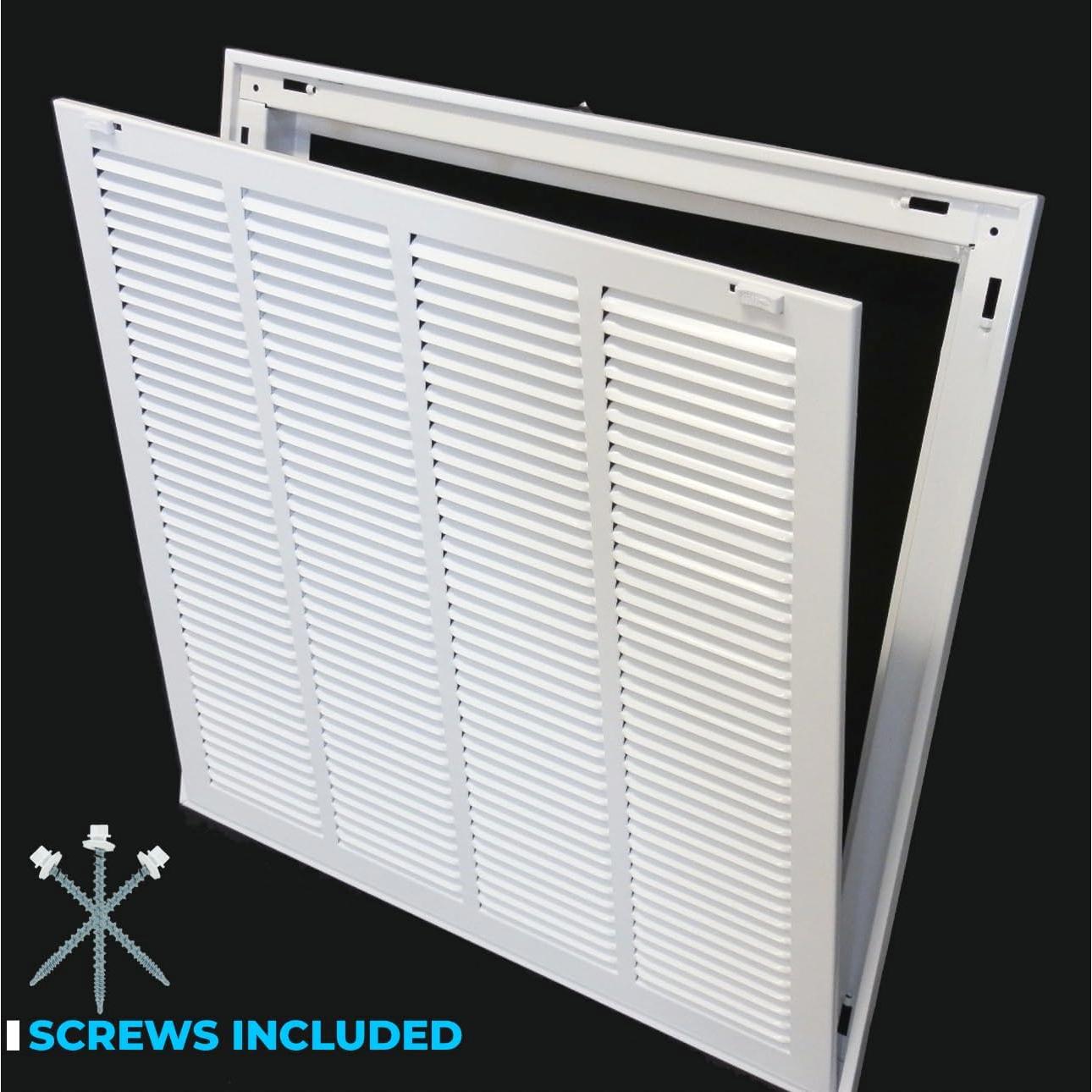 Rejilla de Filtro de Aire de Retorno HVAC Premium 20x14 Acero