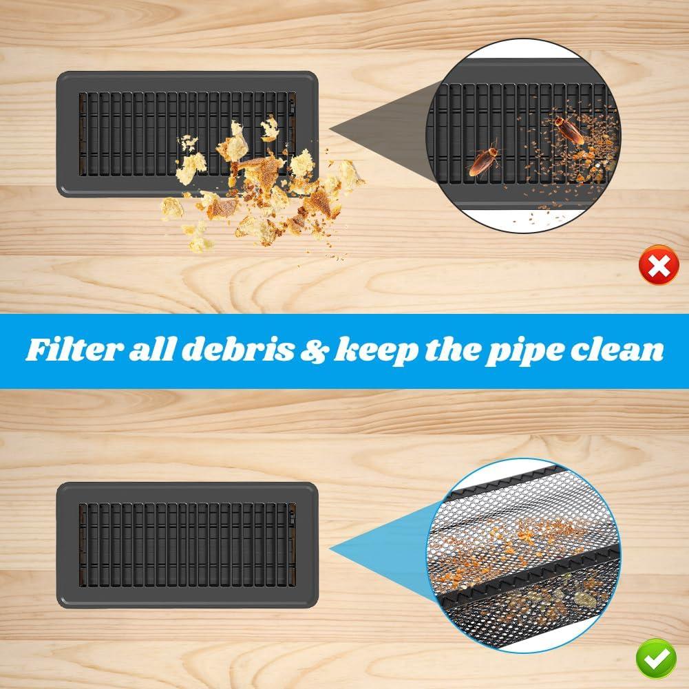 Filtros de Ventilación de Piso CALIDAKA 4x10 cm 5 PCS