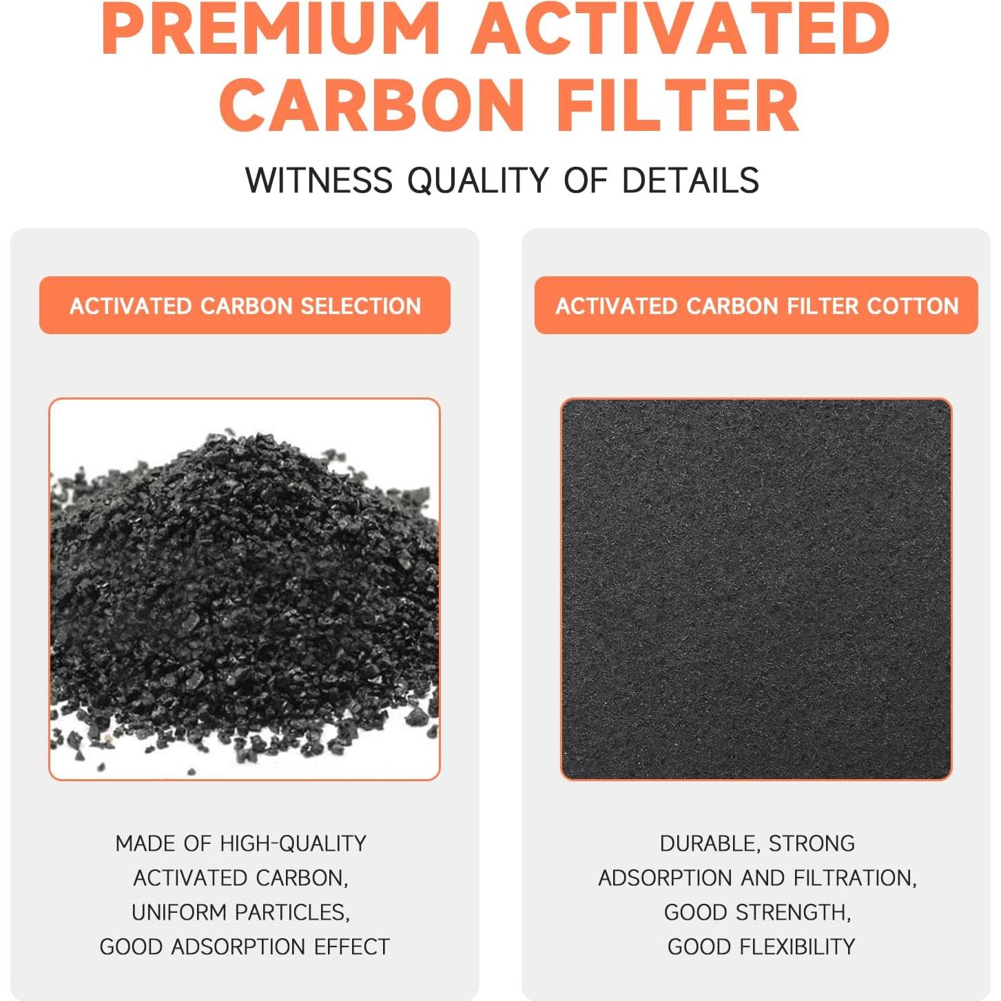 Filtro de Aire de Carbón Activado ULTRA GREEN 4" x 30.48 cm - Paquete de 12