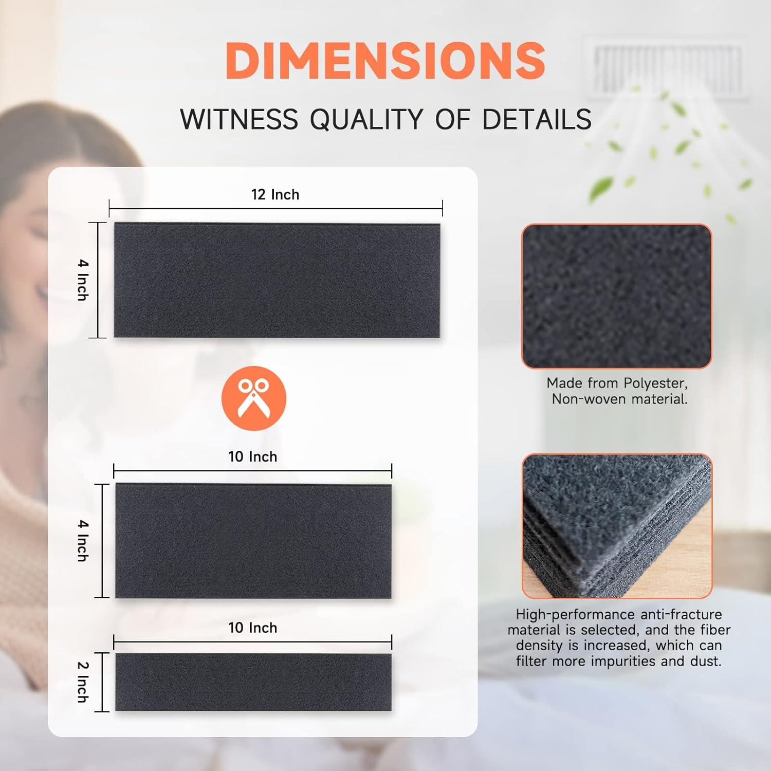 Filtro de Aire de Carbón Activado ULTRA GREEN 4" x 30.48 cm - Paquete de 12