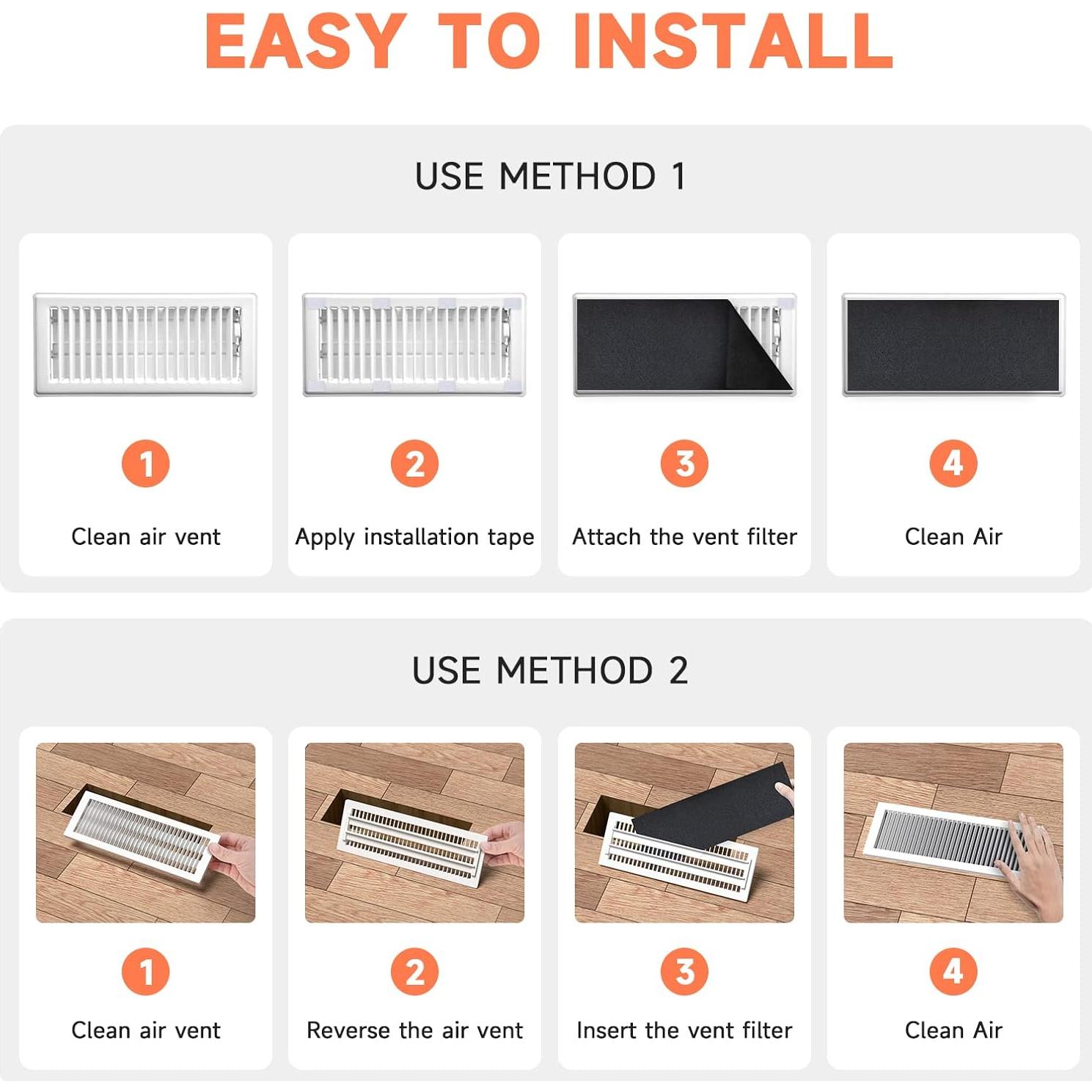 Filtro de Aire de Carbón Activado ULTRA GREEN 4" x 30.48 cm - Paquete de 12