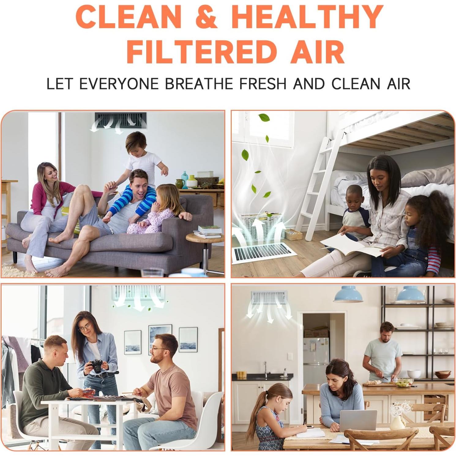 Filtro de Aire de Carbón Activado ULTRA GREEN 4" x 30.48 cm - Paquete de 12