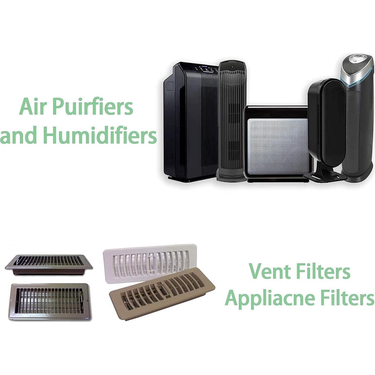 Filtro de Aire de Carbón Activado ULTRA GREEN 4" x 30.48 cm - Paquete de 12