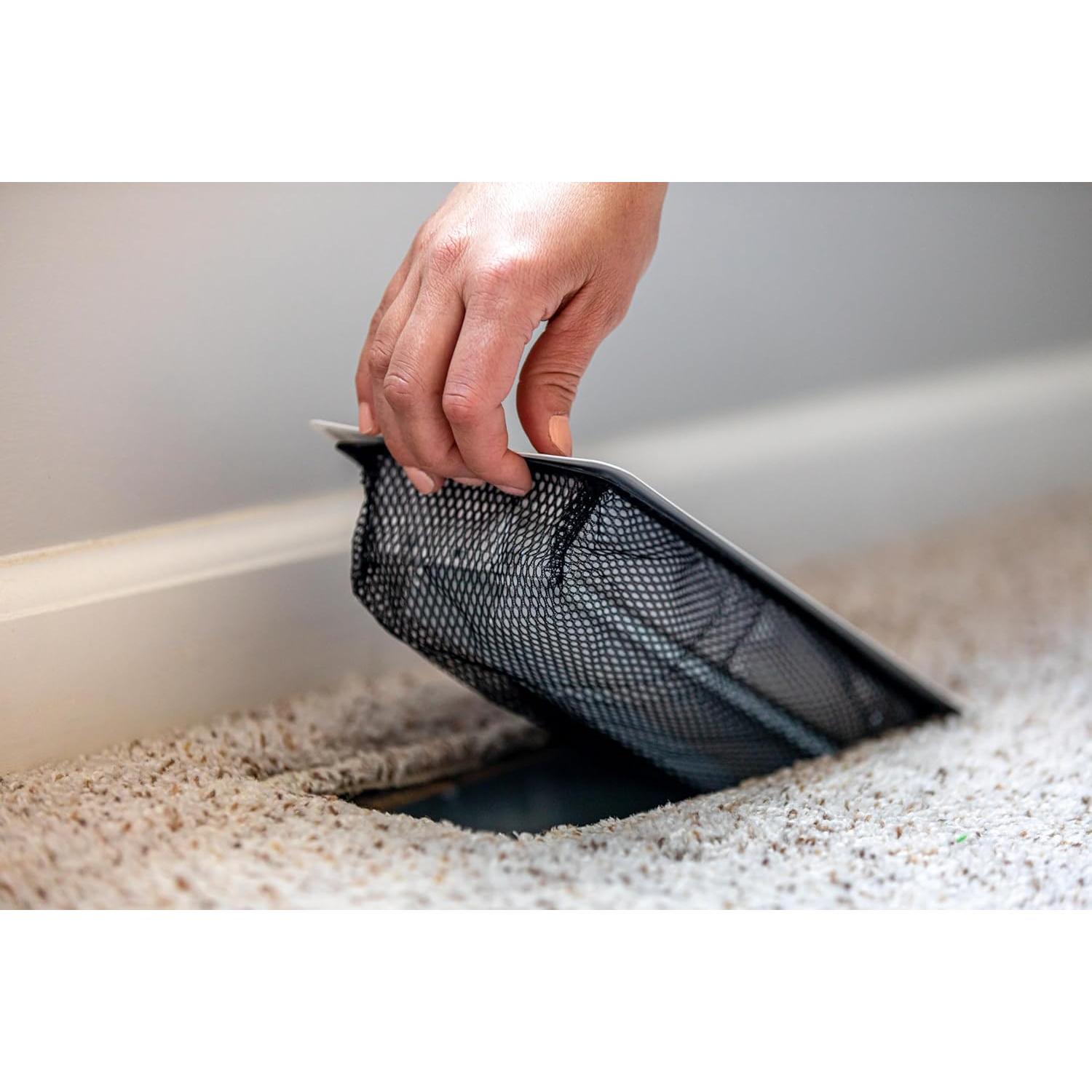 Trampa de Registro de Piso Duck Brand 10x30 cm Paquete de 4 Negro