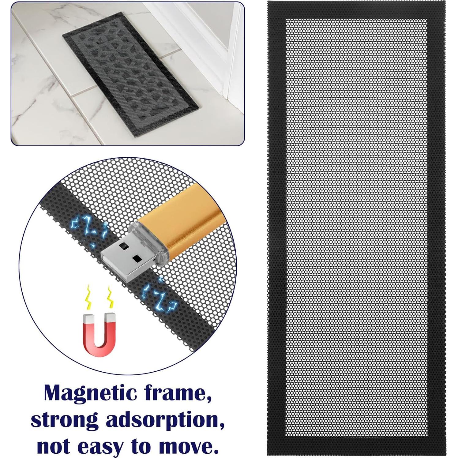 10 Piezas Cubiertas de Ventilación Magnéticas Abeillo 25.4x10 cm