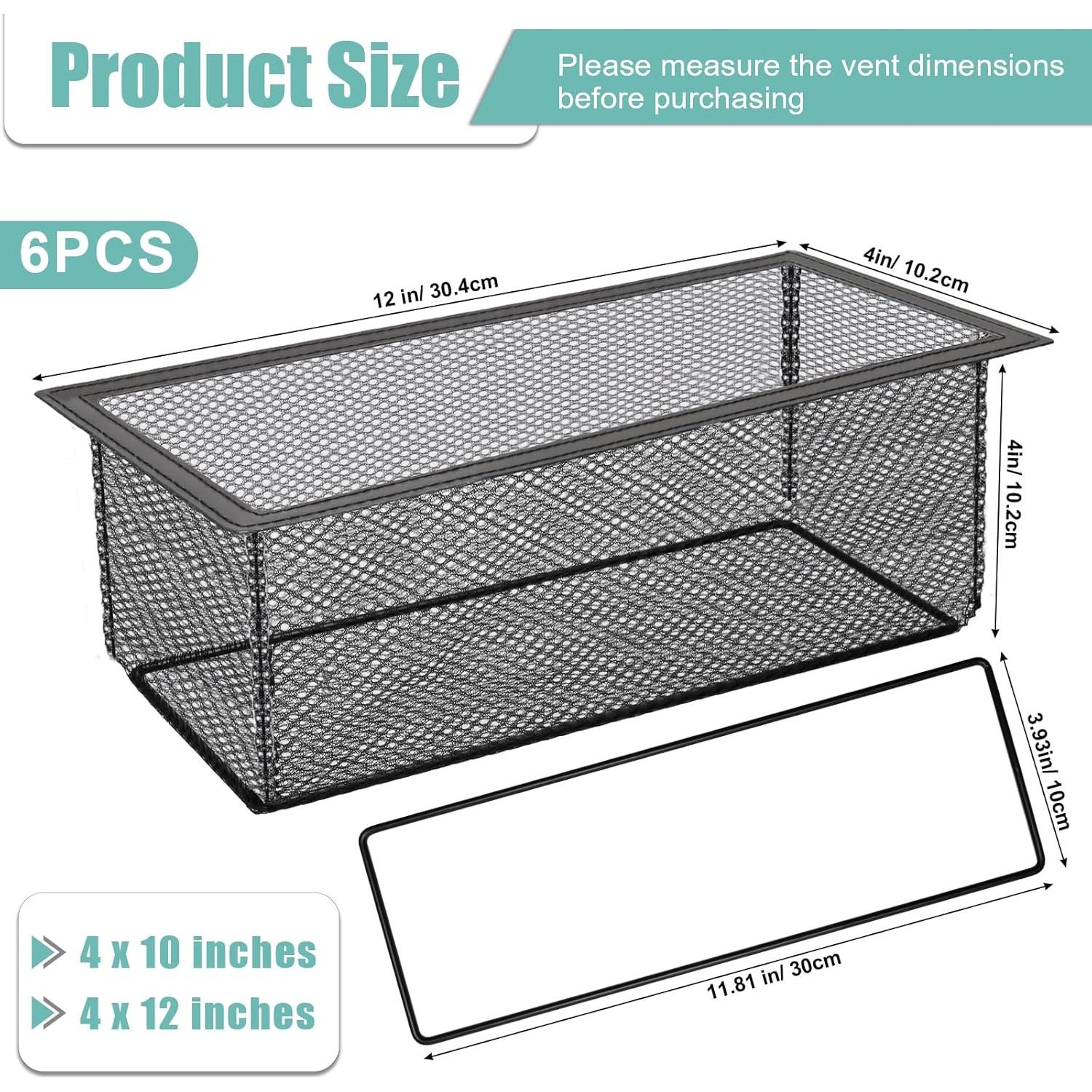 Cubierta de Registro de Piso Anglekai 4x12 Pulgadas 6 Piezas