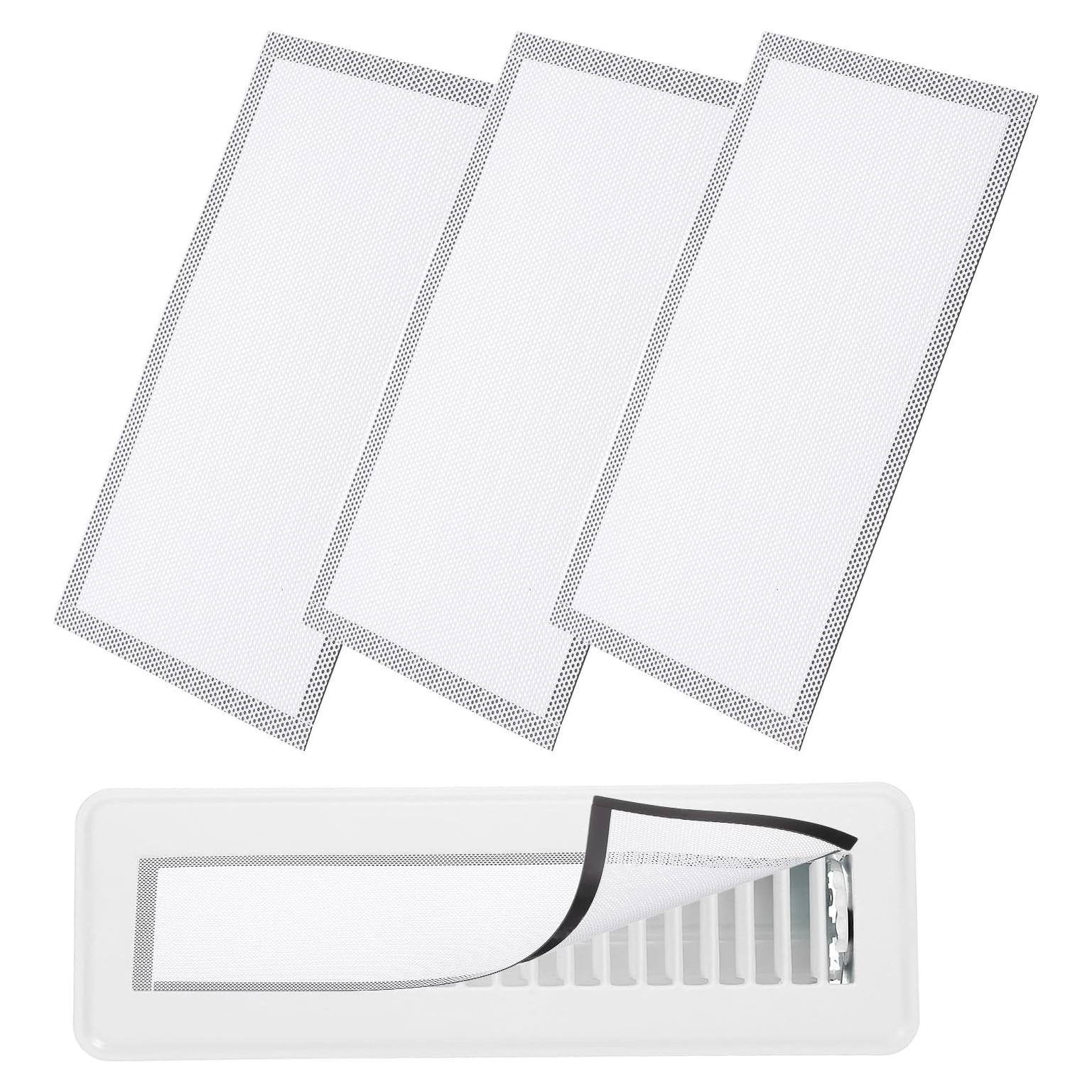 Cubiertas Magnéticas para Ventilación de Piso YOKIVE 4 Pcs PVC 25.4x15.2cm